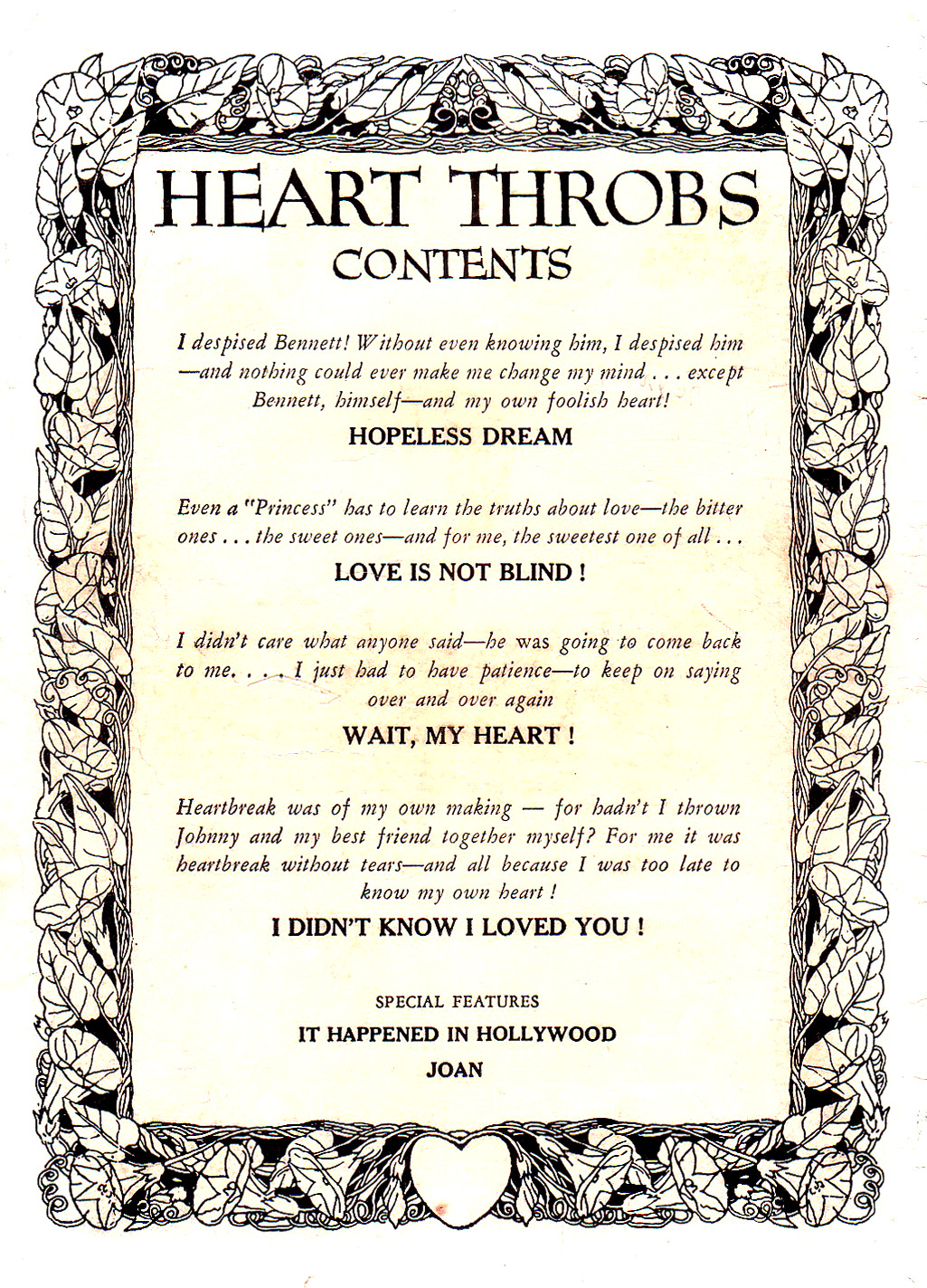 Read online Heart Throbs comic -  Issue #53 - 2