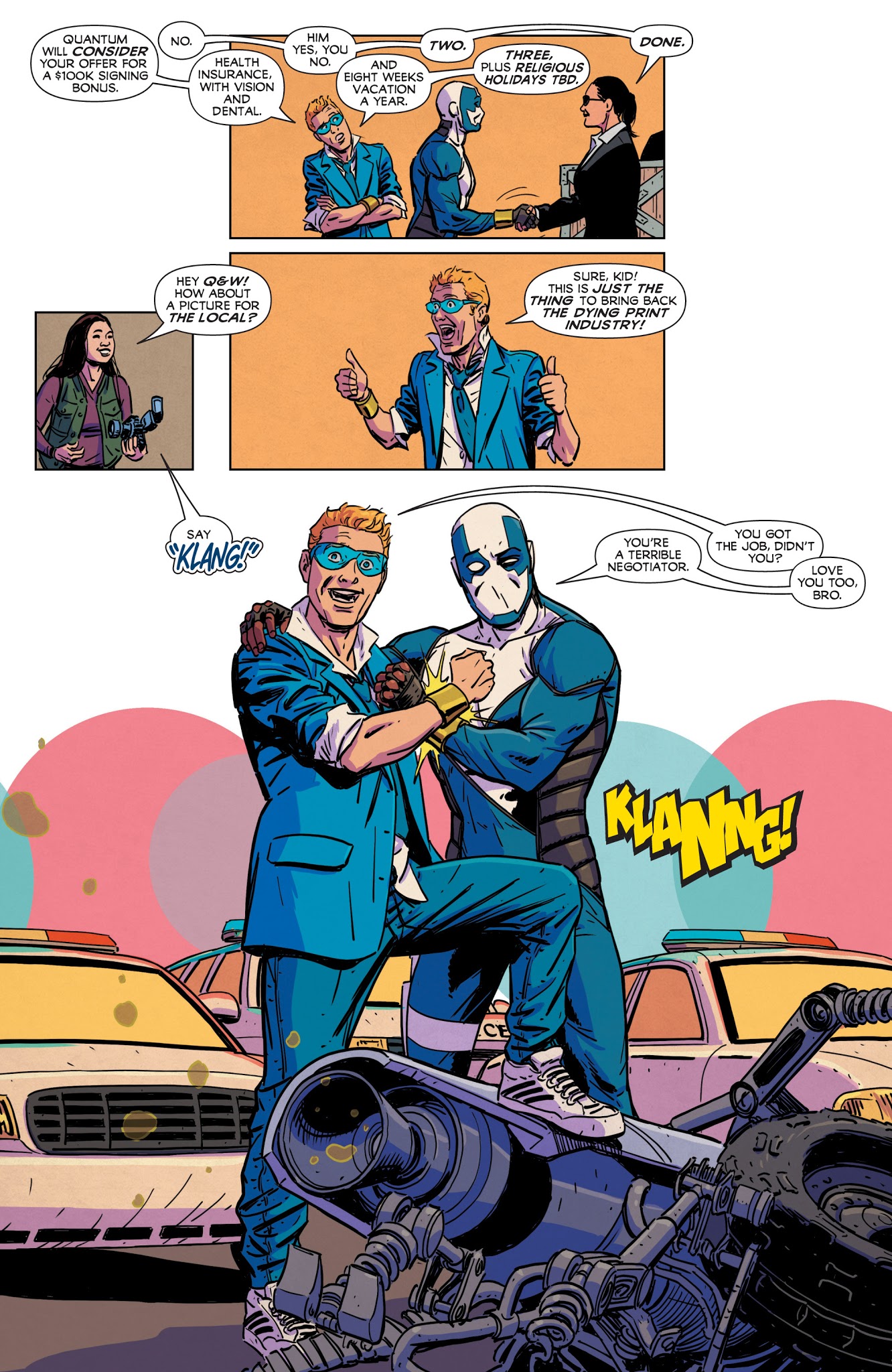Read online Quantum and Woody! (2017) comic -  Issue #1 - 11