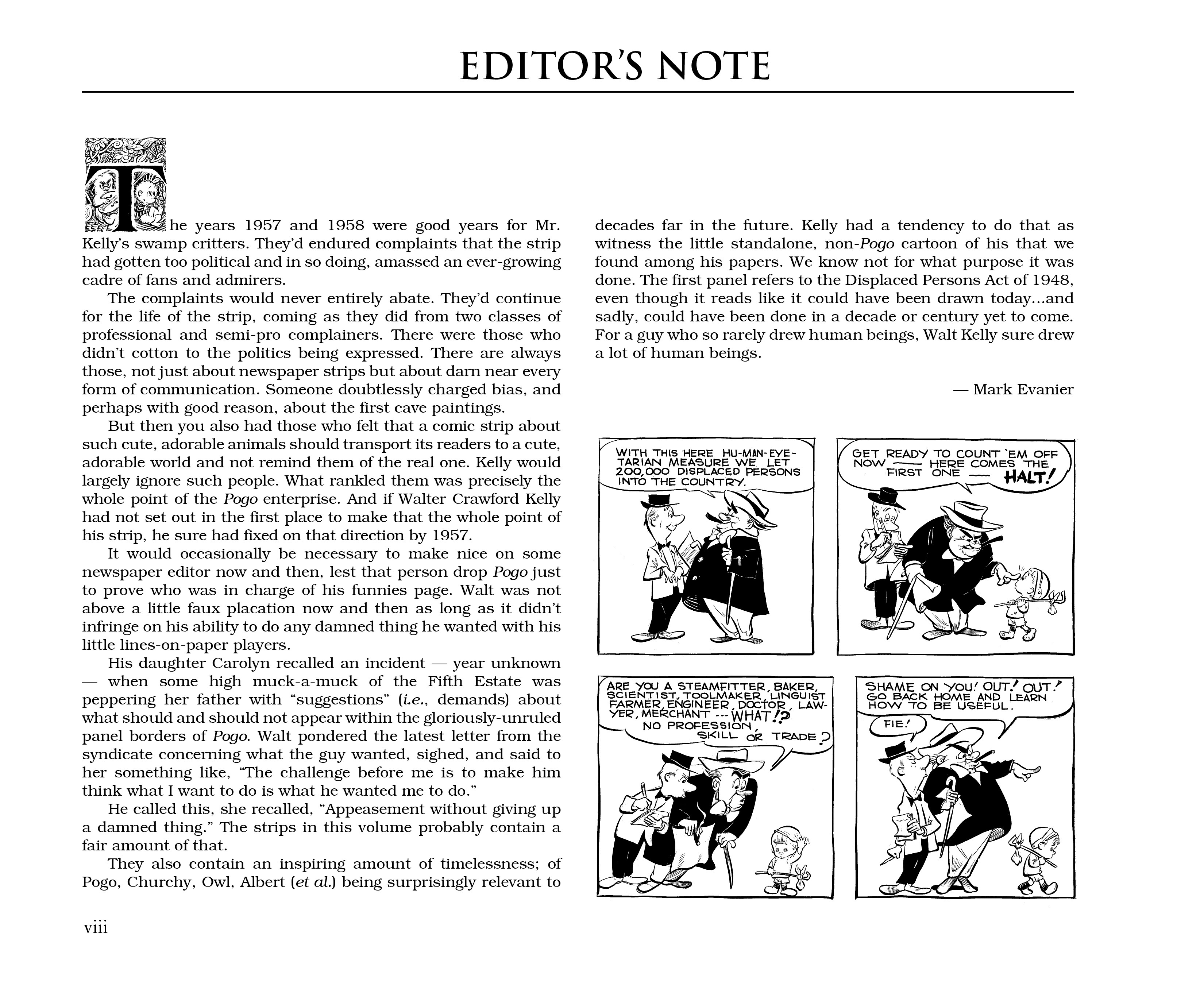 Read online Pogo by Walt Kelly: The Complete Syndicated Comic Strips comic -  Issue # TPB 5 (Part 1) - 7