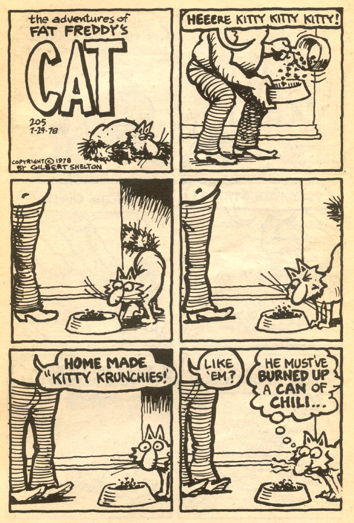 Read online Adventures of Fat Freddy's Cat comic -  Issue #4 - 49