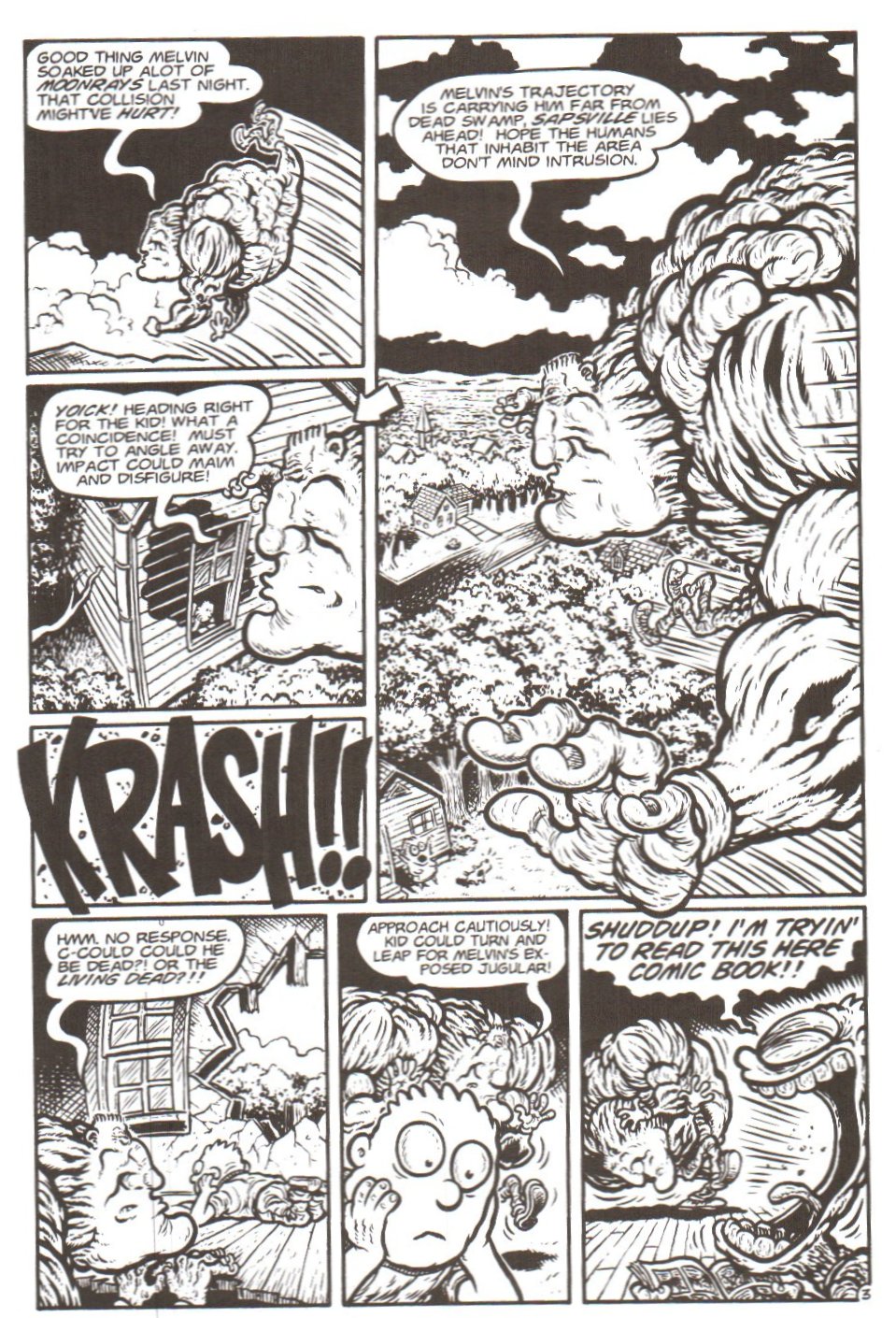 Read online Weird Melvin comic -  Issue #1 - 5