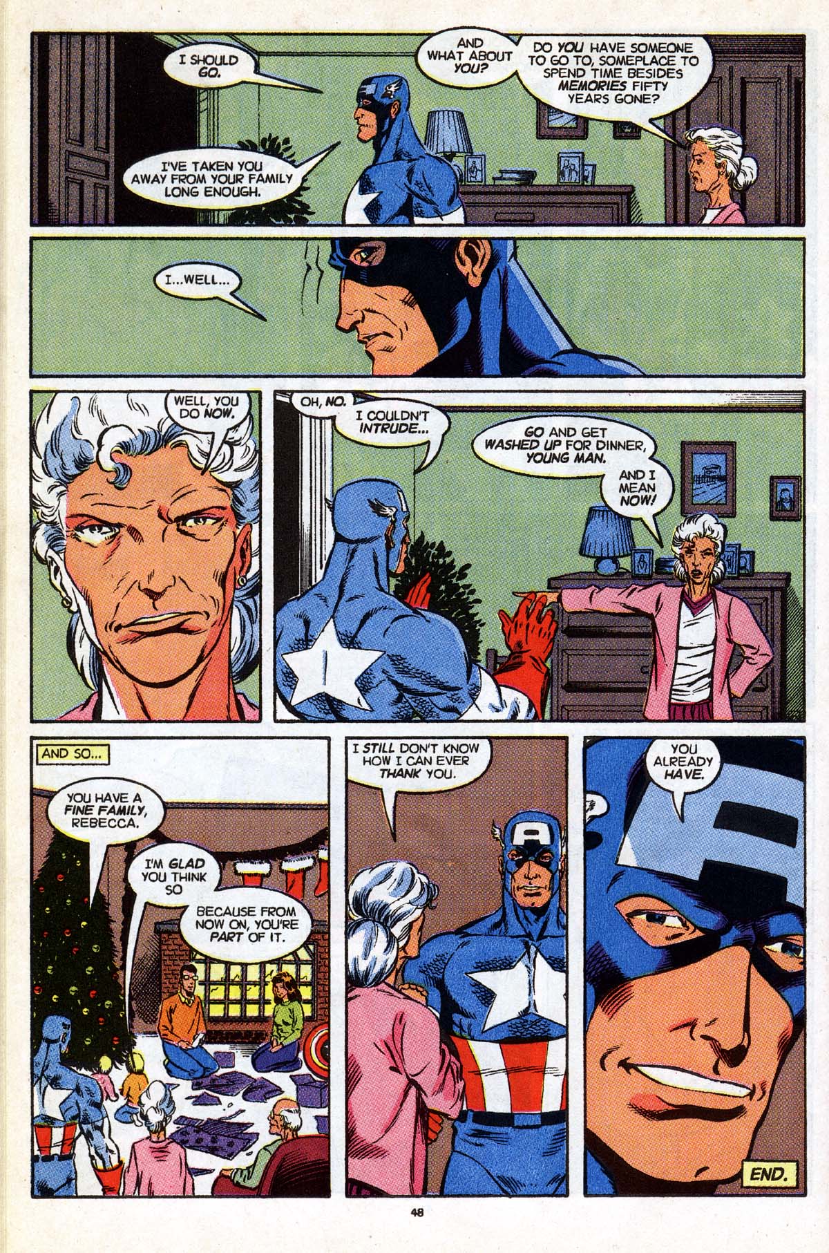 Read online Marvel Holiday Special (1991) comic -  Issue #1991 - 53