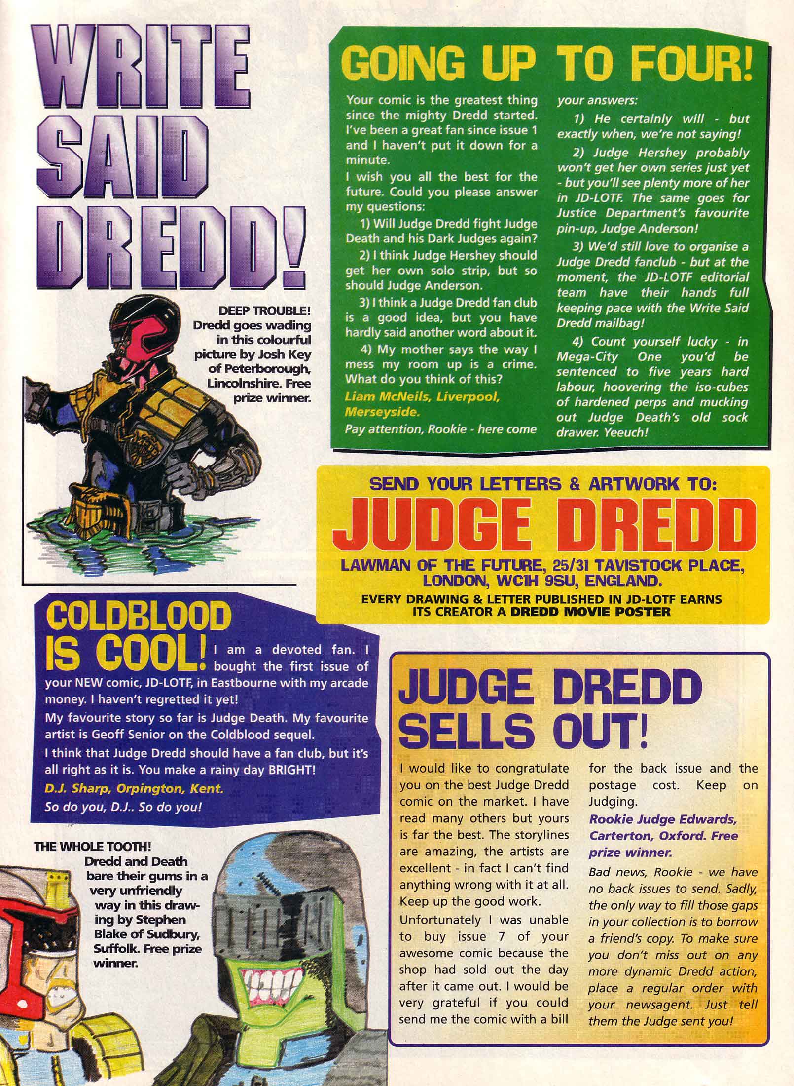 Read online Judge Dredd Lawman of the Future comic -  Issue #16 - 22