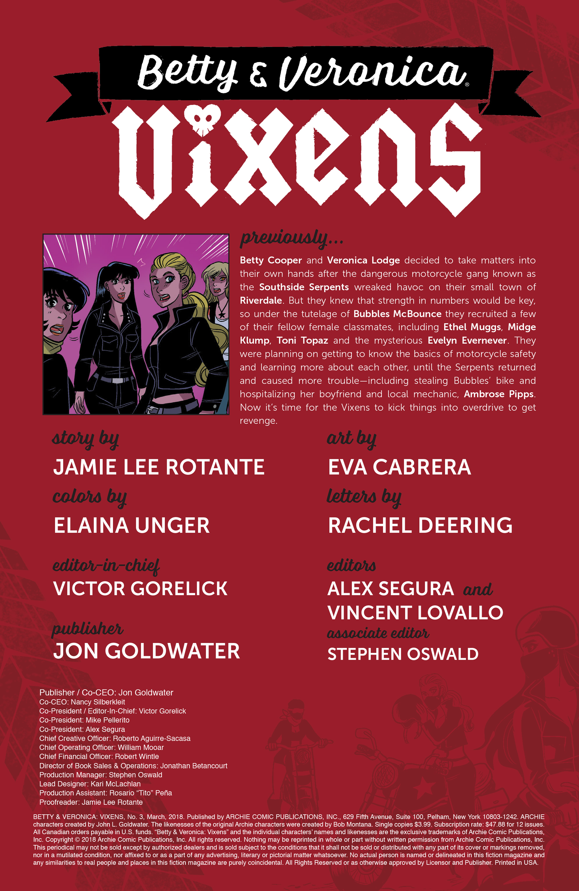 Read online Betty & Veronica: Vixens comic -  Issue #3 - 2