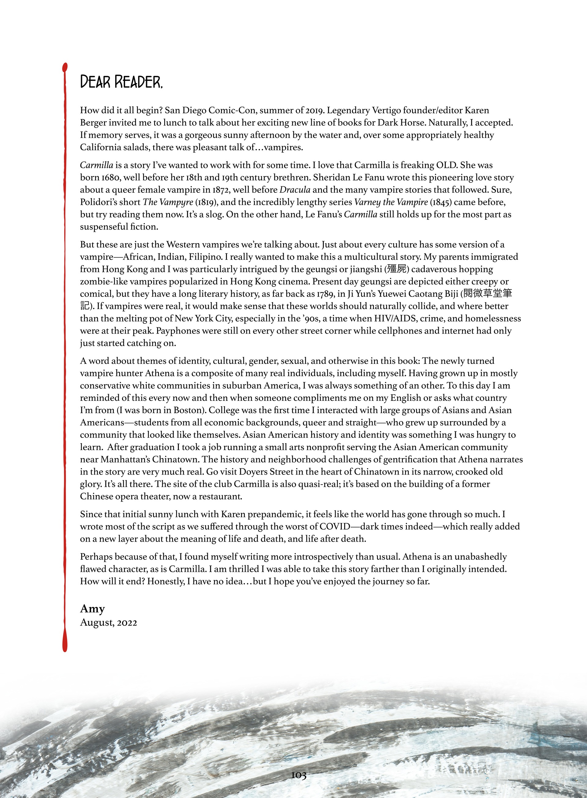 Read online Carmilla: The First Vampire comic -  Issue # TPB - 104