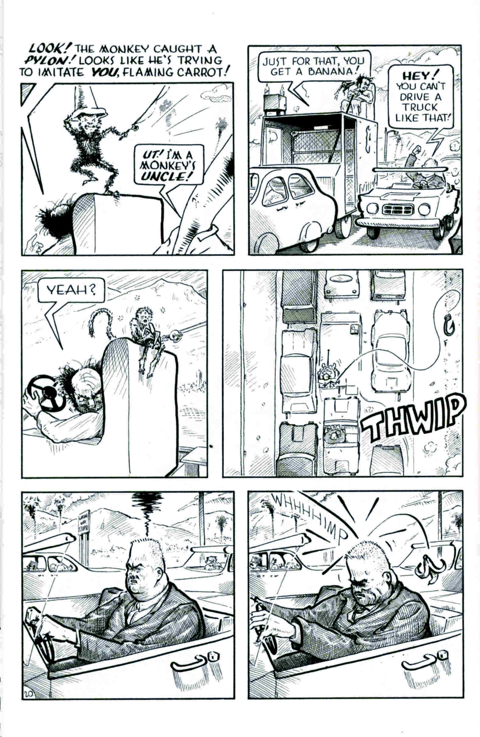 Read online Flaming Carrot & Reid Fleming, World's Toughest Milkman comic -  Issue # Full - 20