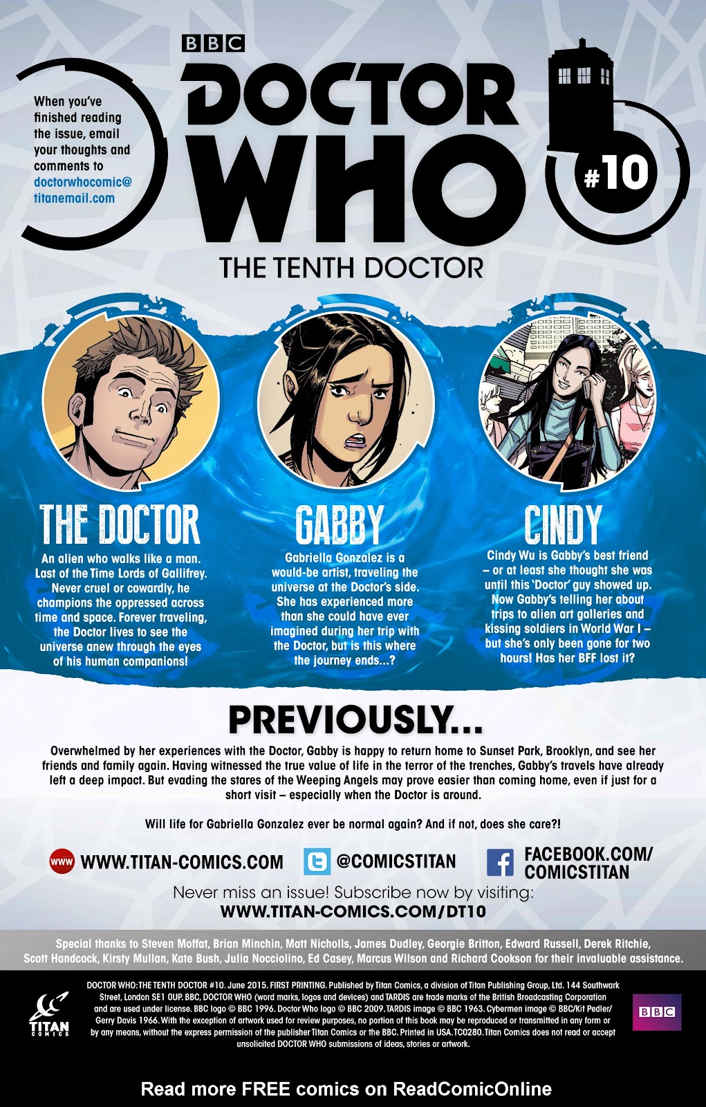Doctor Who: The Tenth Doctor issue 10 - Page 3