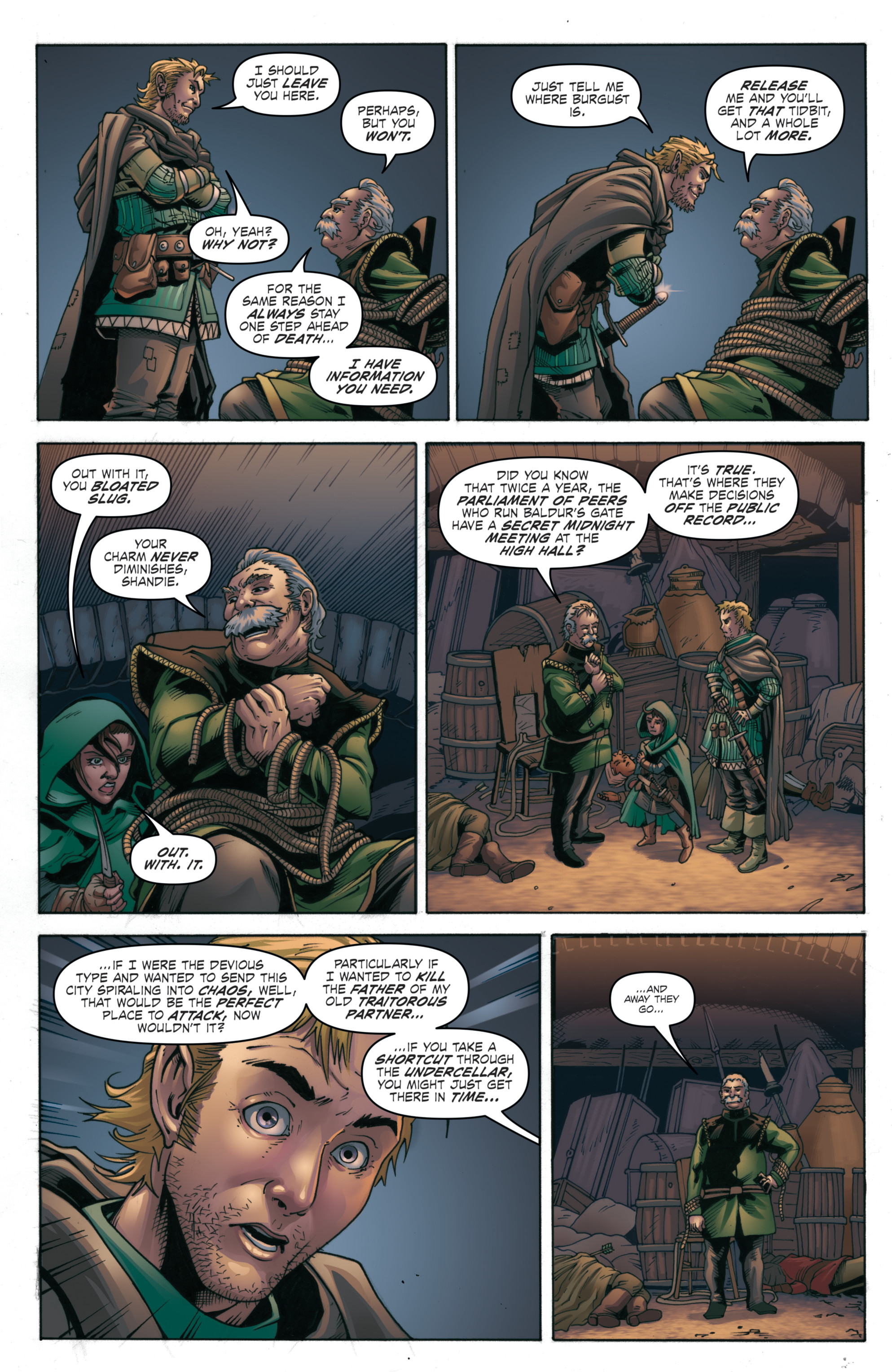 Read online Dungeons & Dragons: Evil At Baldur's Gate comic -  Issue # _TPB - 38