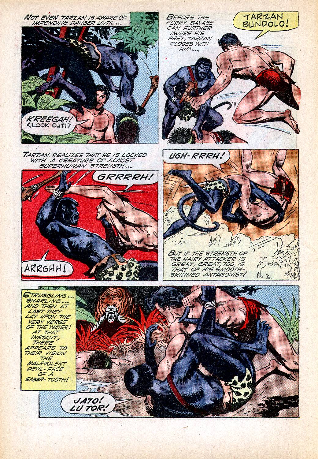 Read online Tarzan (1962) comic -  Issue #166 - 6