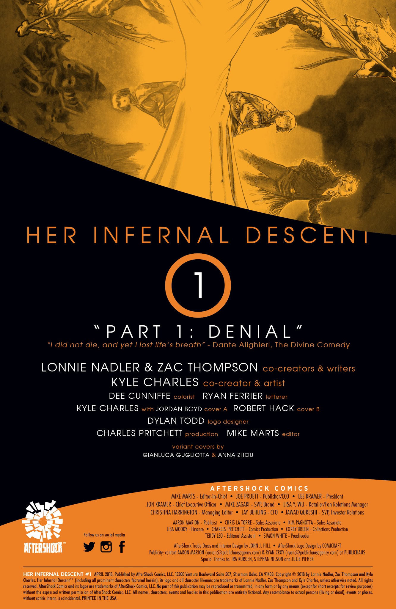 Read online Her Infernal Descent comic -  Issue #1 - 2