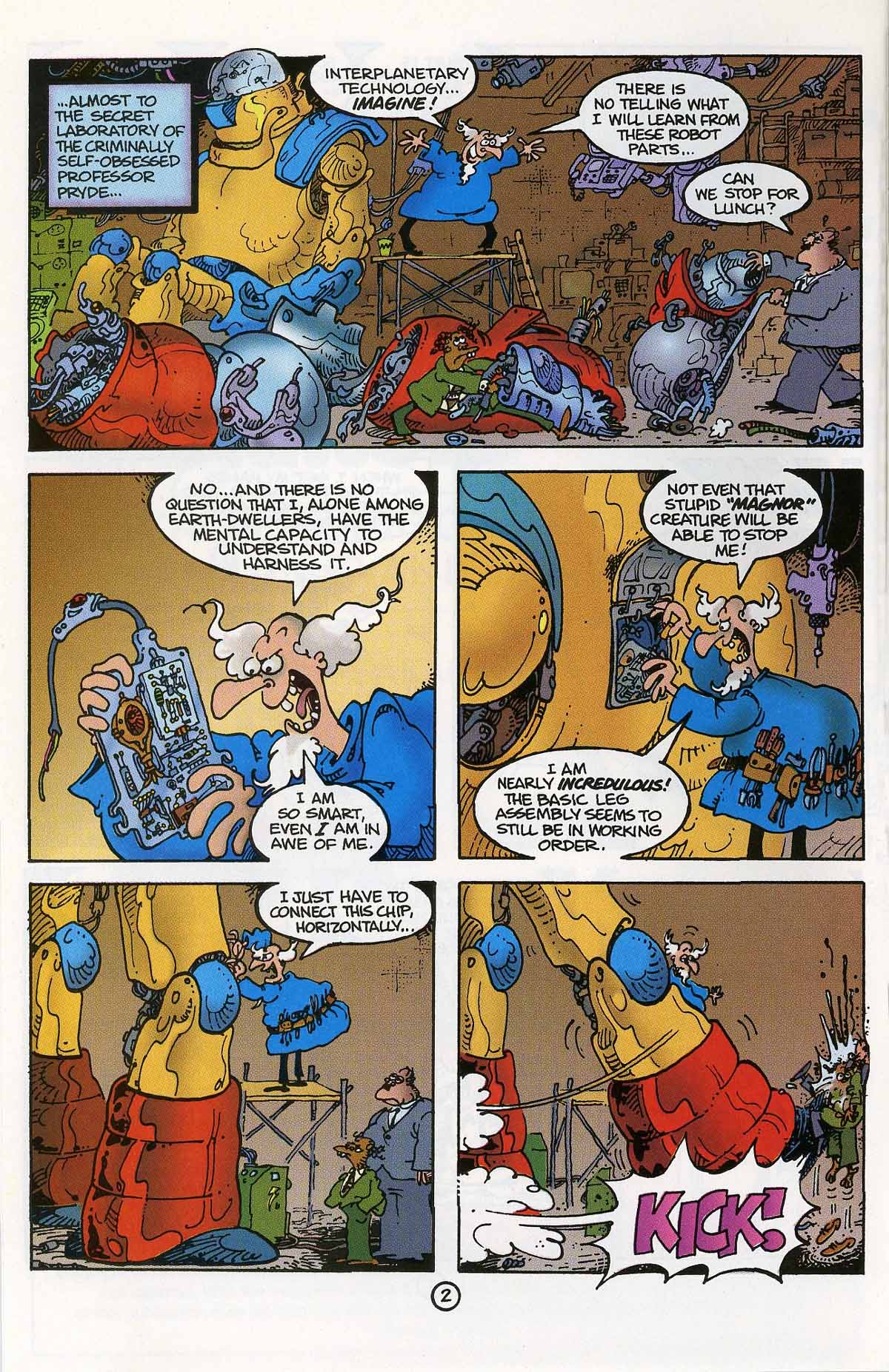 Read online The Mighty Magnor comic -  Issue #3 - 4