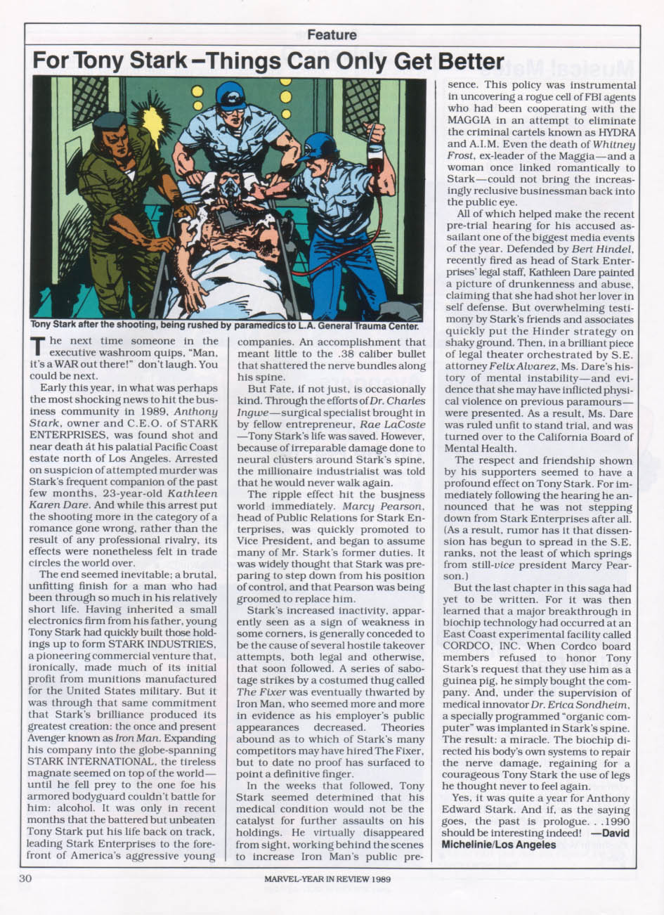 Read online Marvel: The Year-in-Review comic -  Issue #1 - 32