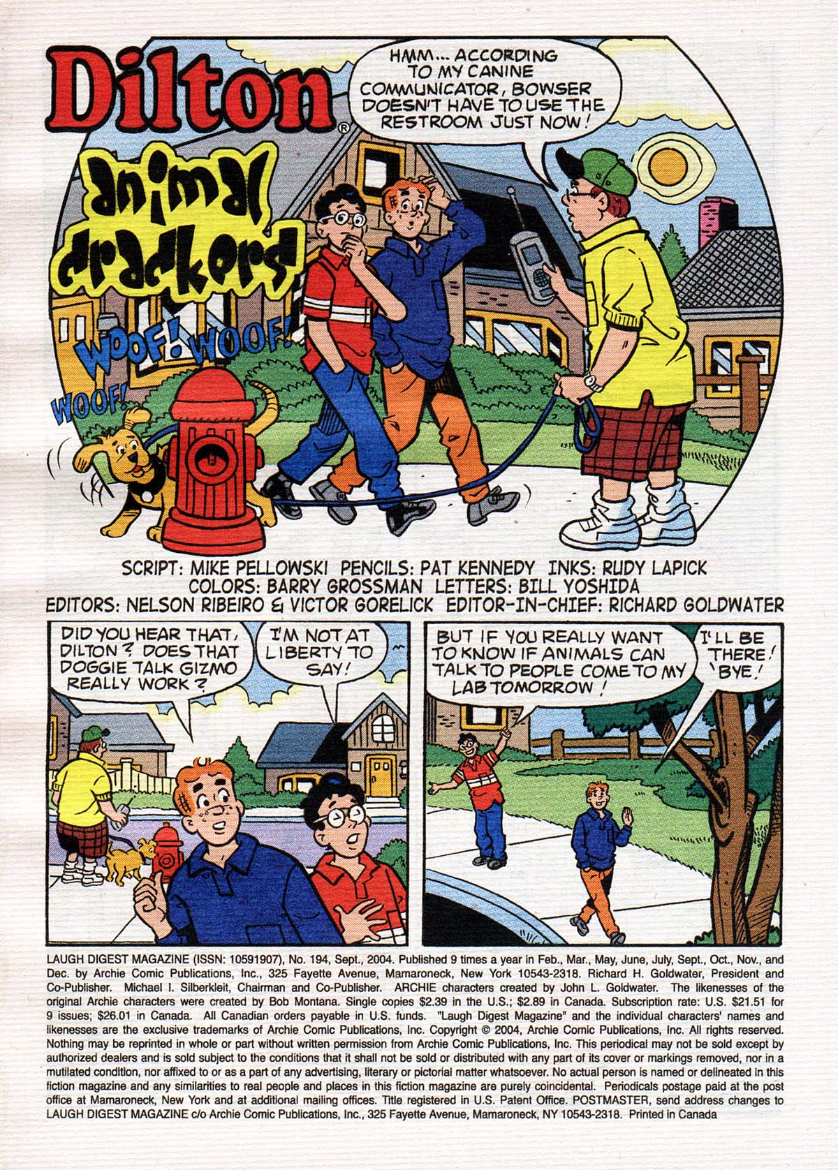Read online Laugh Comics Digest comic -  Issue #194 - 2