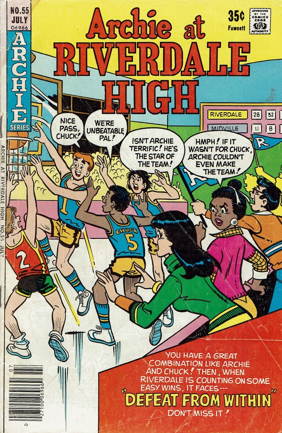 Read online Archie at Riverdale High (1972) comic -  Issue #55 - 1