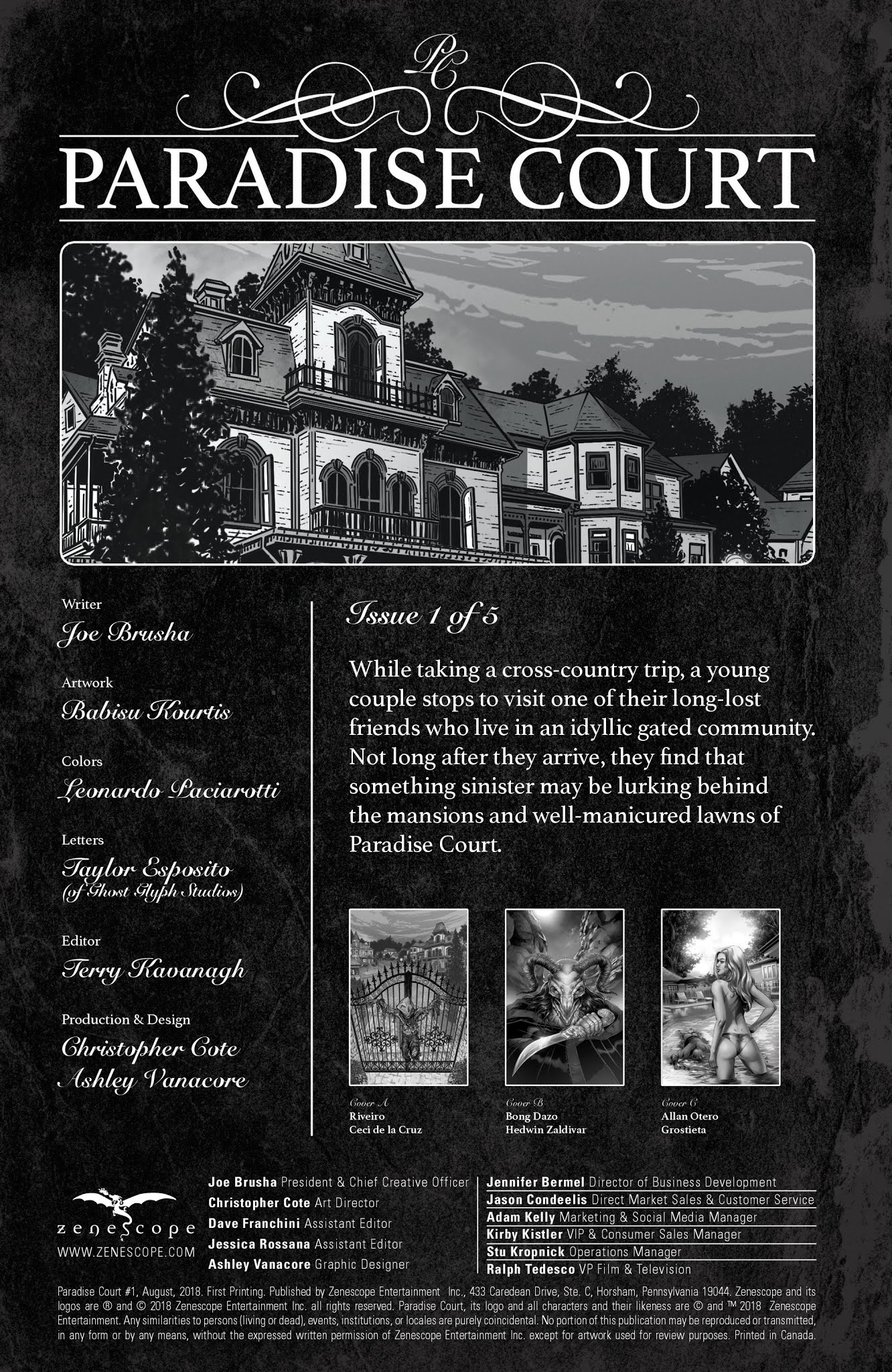 Read online Paradise Court comic -  Issue #1 - 2