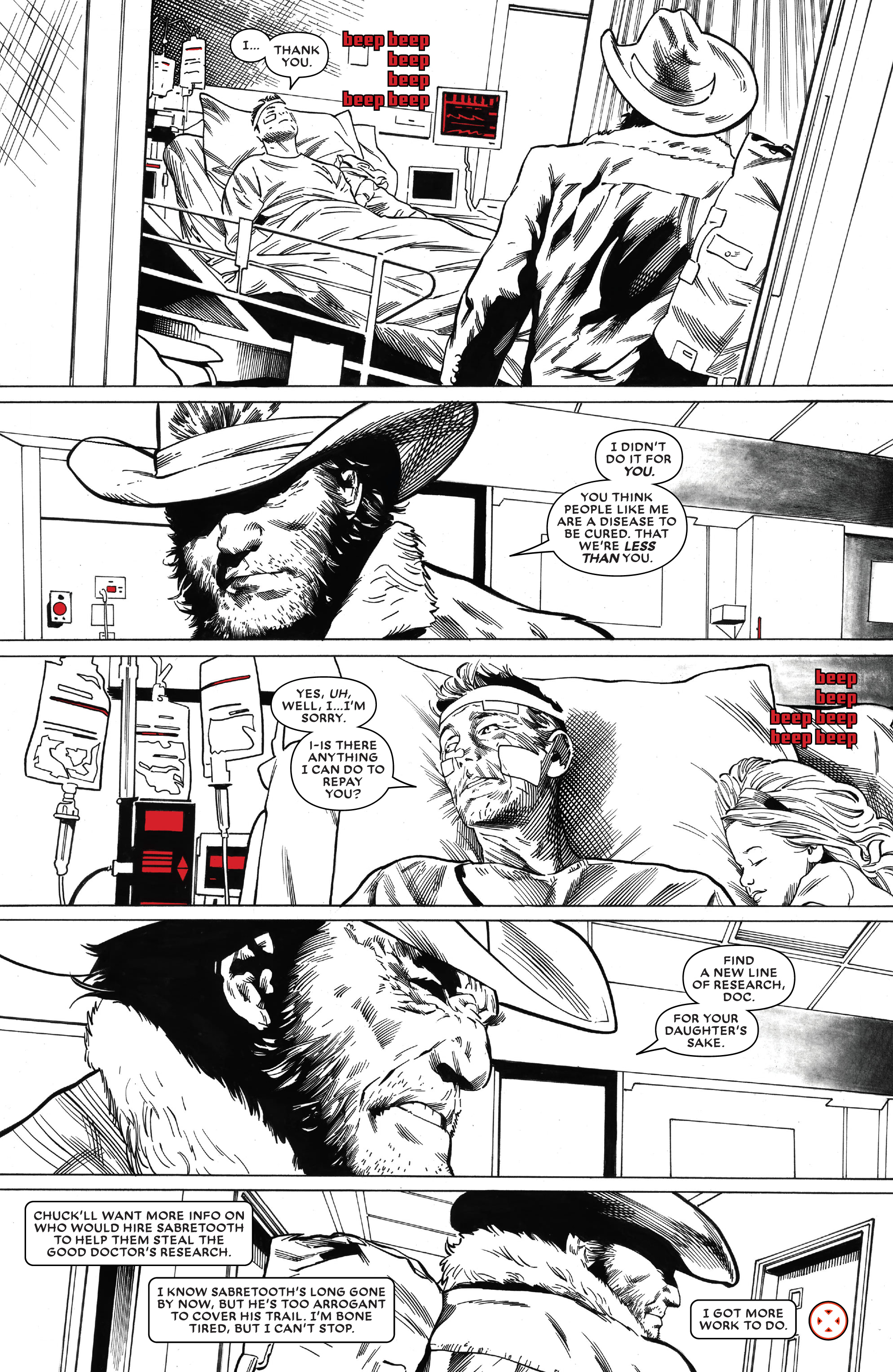 Read online Wolverine: Black, White & Blood comic -  Issue #2 - 11