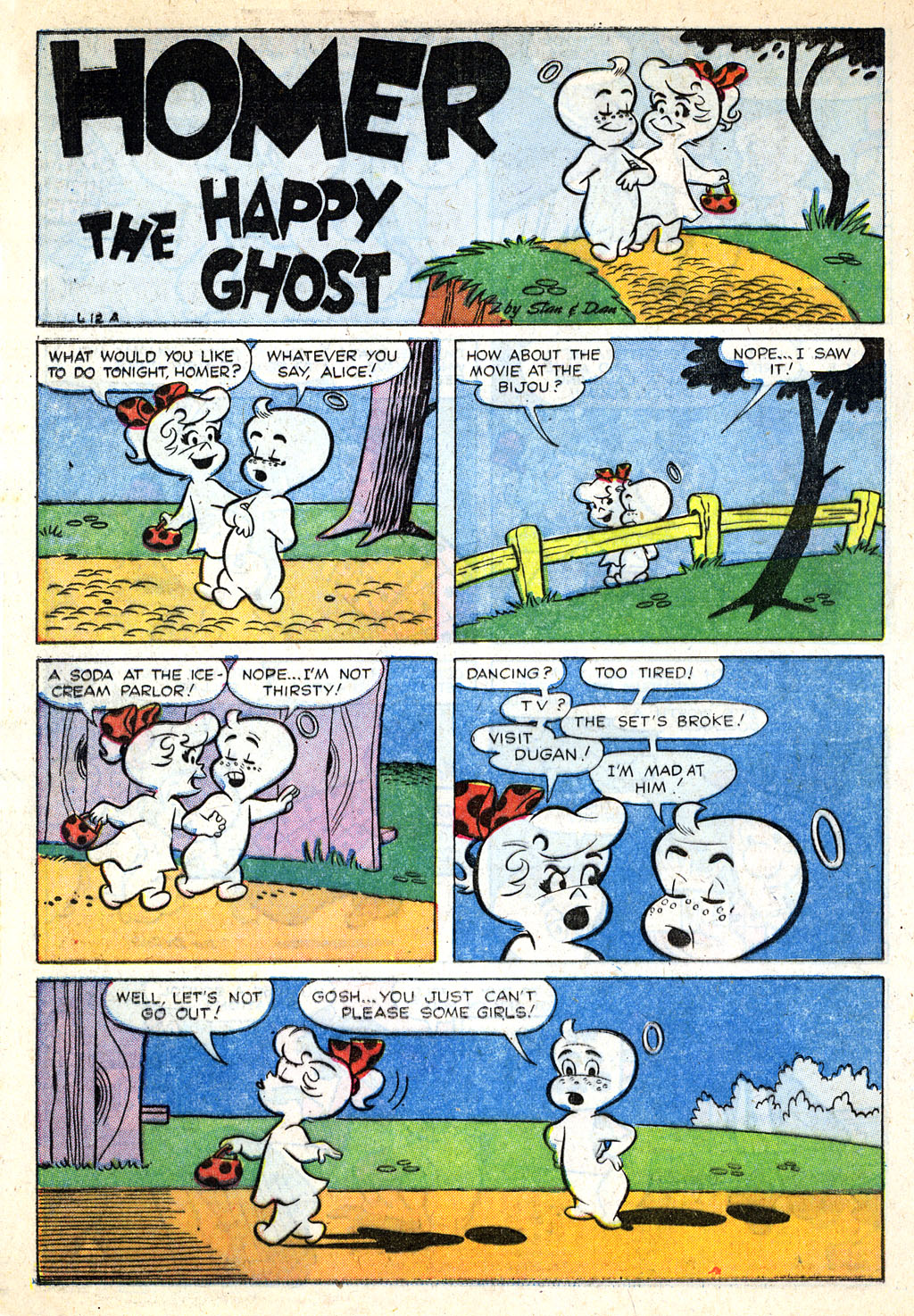 Read online Homer, the Happy Ghost comic -  Issue #12 - 24