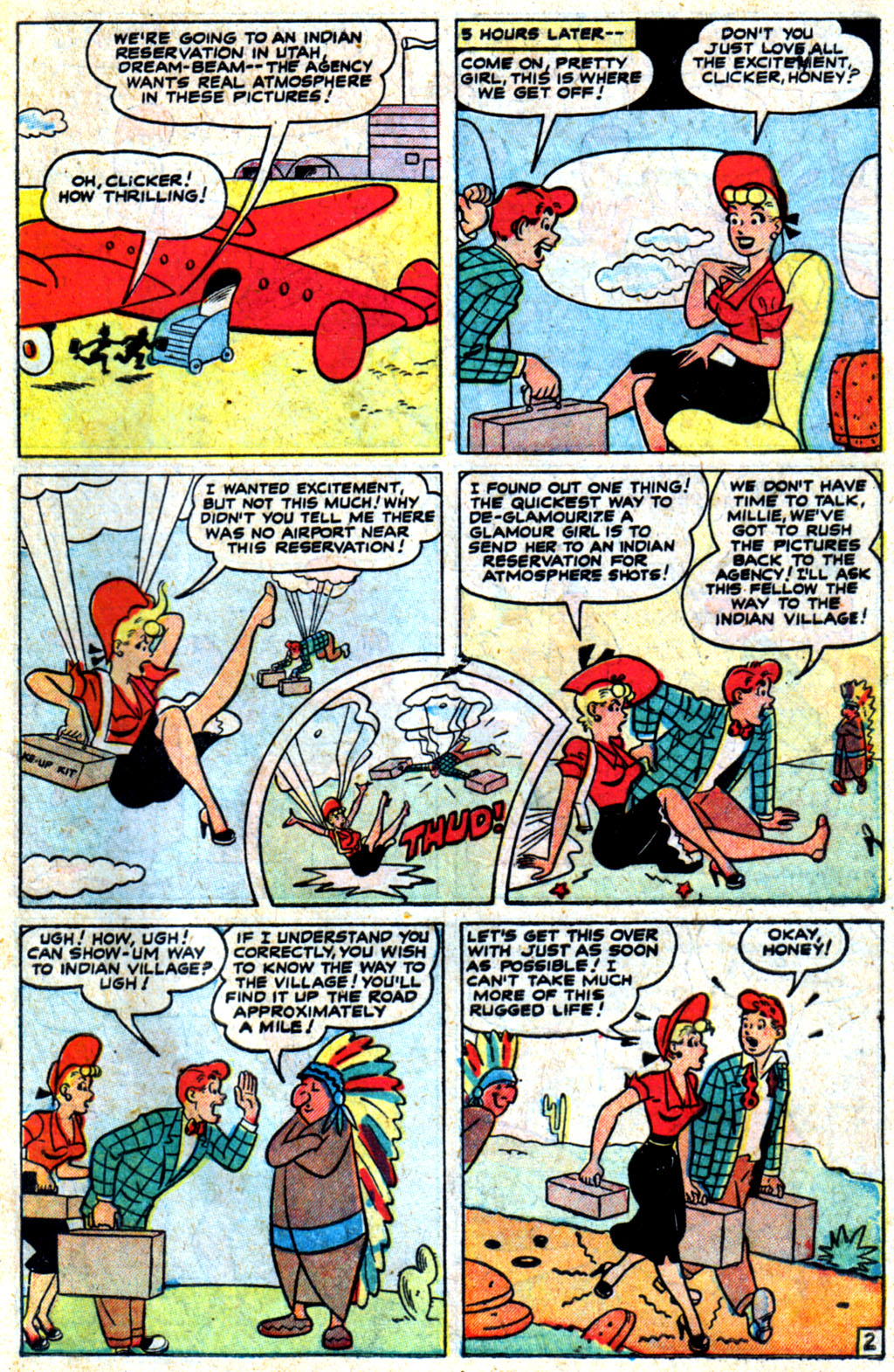 Read online Millie the Model comic -  Issue #26 - 27