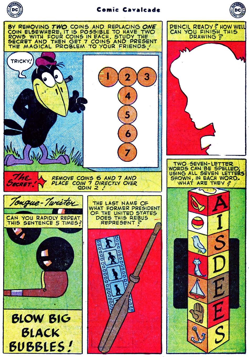 Read online Comic Cavalcade comic -  Issue #55 - 43