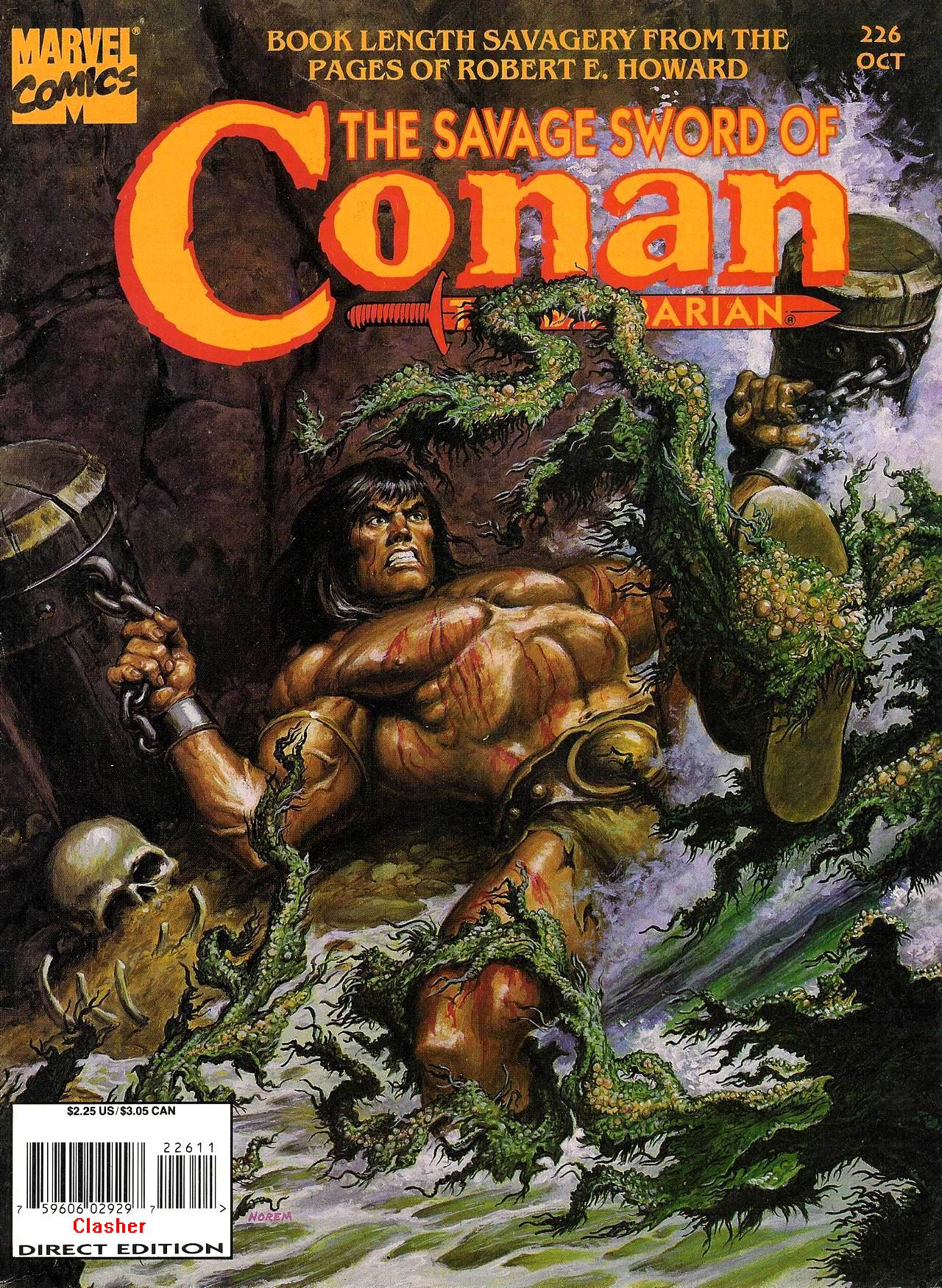 Read online The Savage Sword Of Conan comic -  Issue #226 - 1