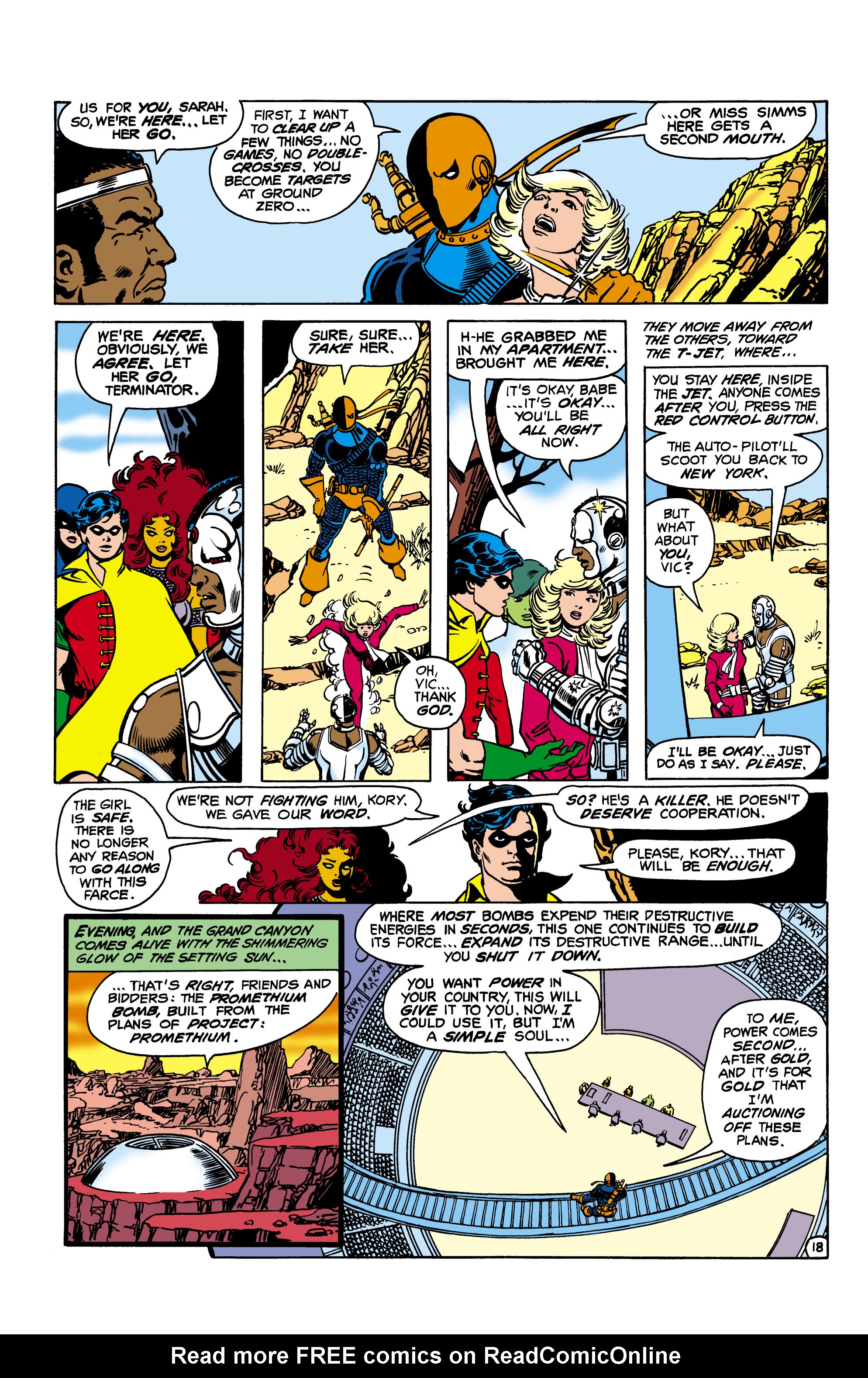 Read online The New Teen Titans (1980) comic -  Issue #10 - 19