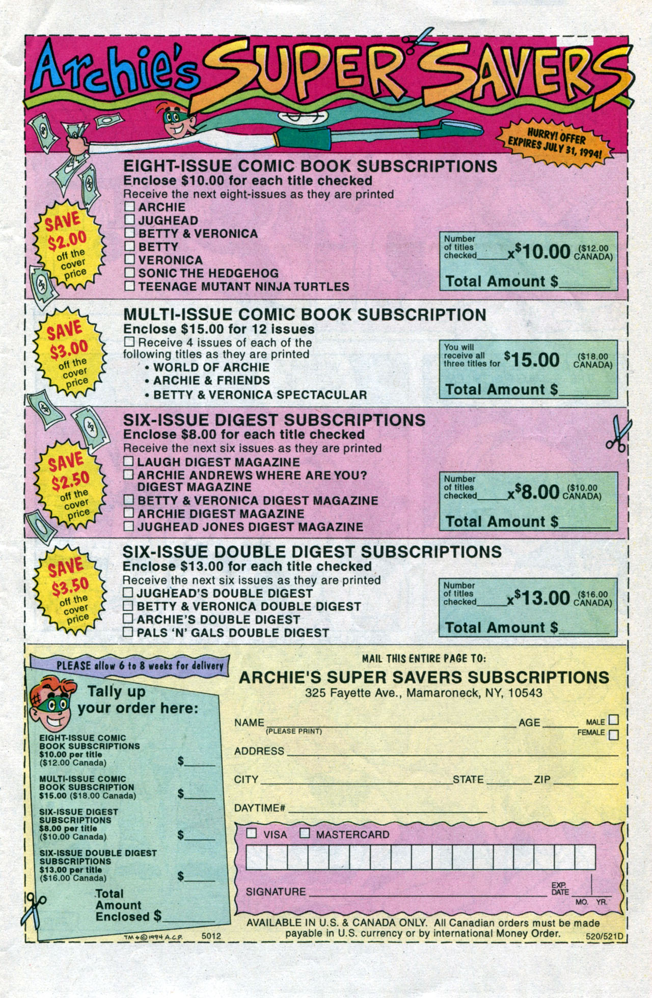 Read online Archie's Vacation Special comic -  Issue #1 - 15