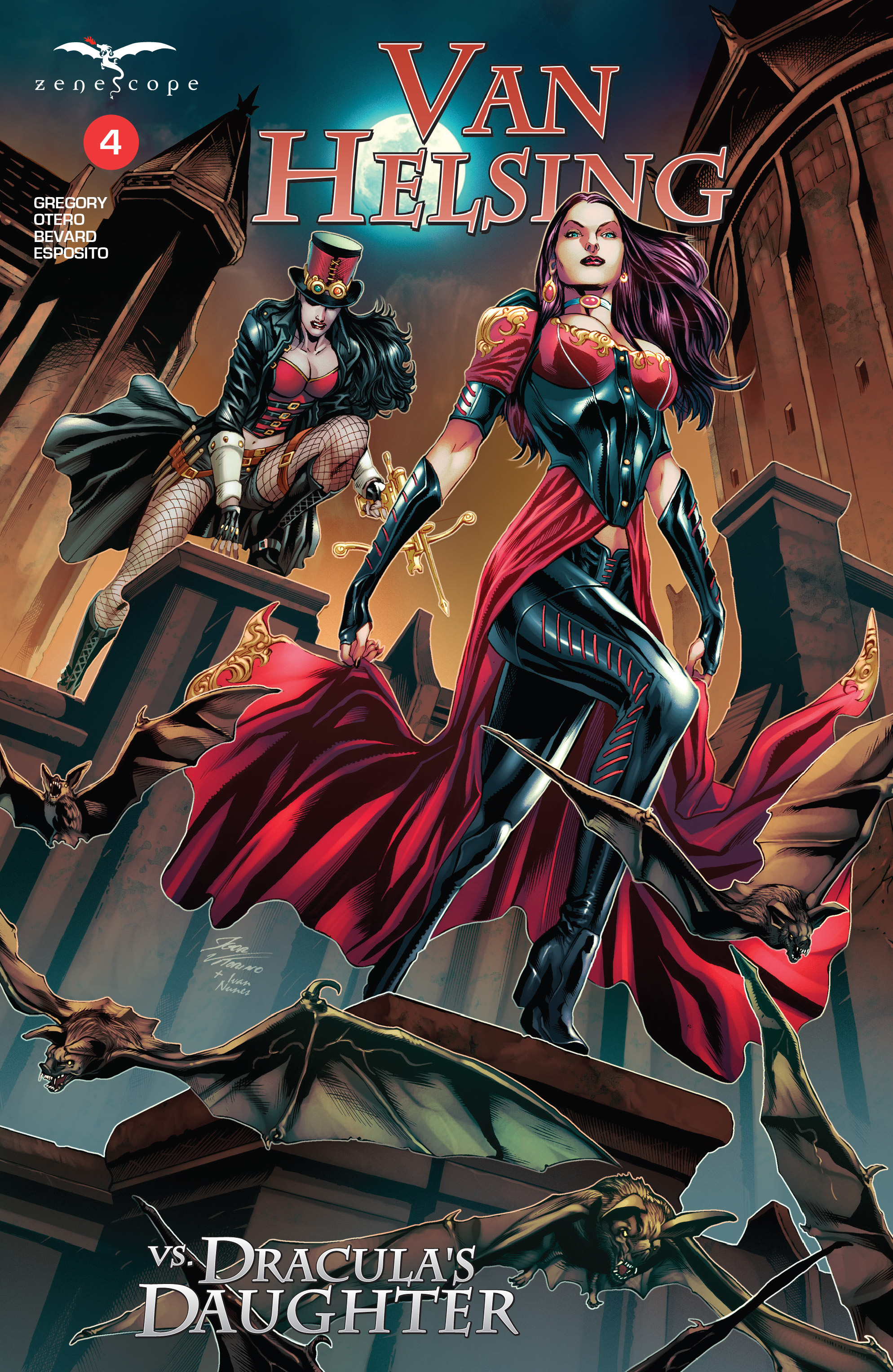 Read online Van Helsing vs. Dracula's Daughter comic -  Issue #4 - 1