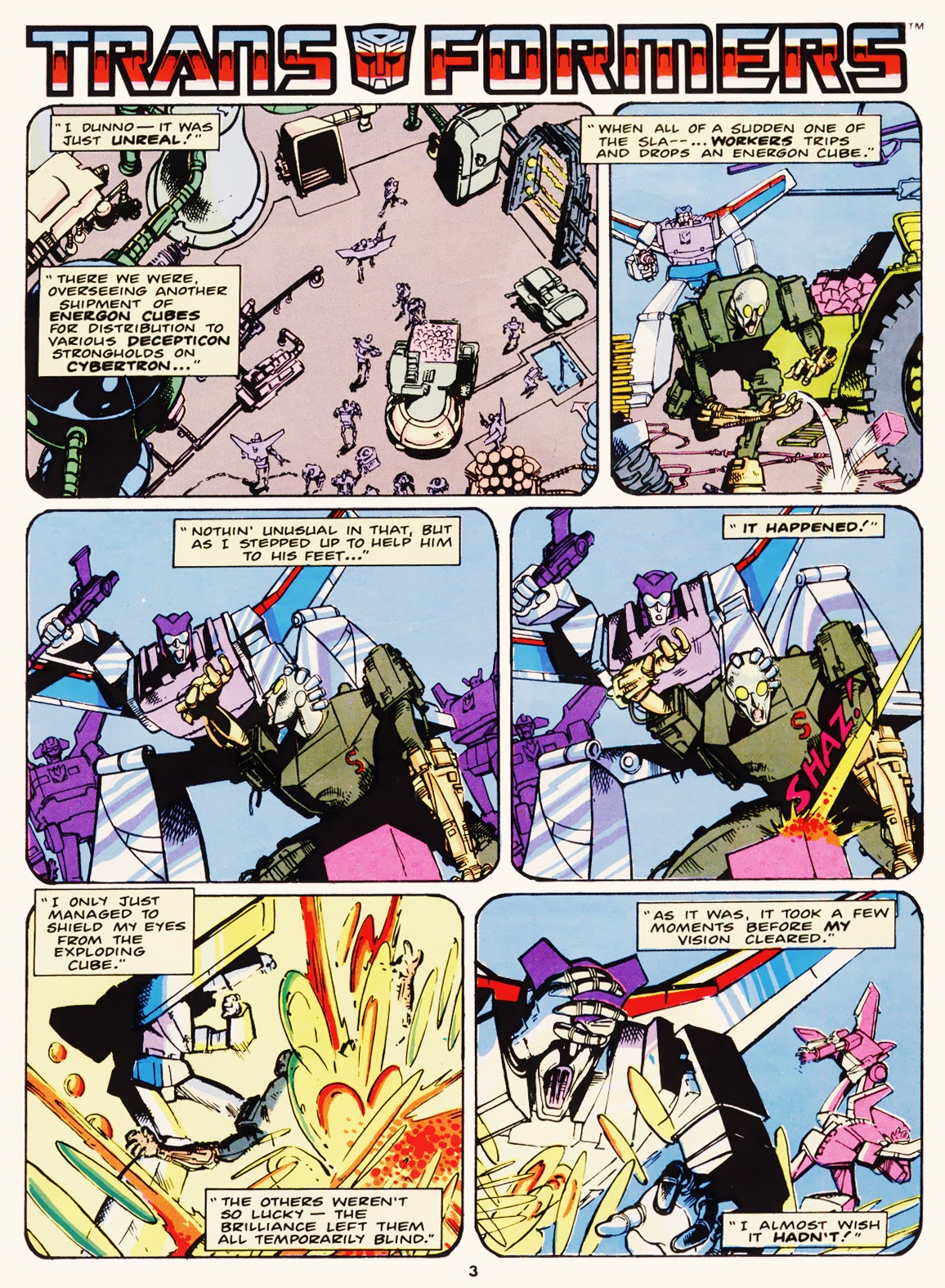 Read online The Transformers (UK) comic -  Issue #229 - 1