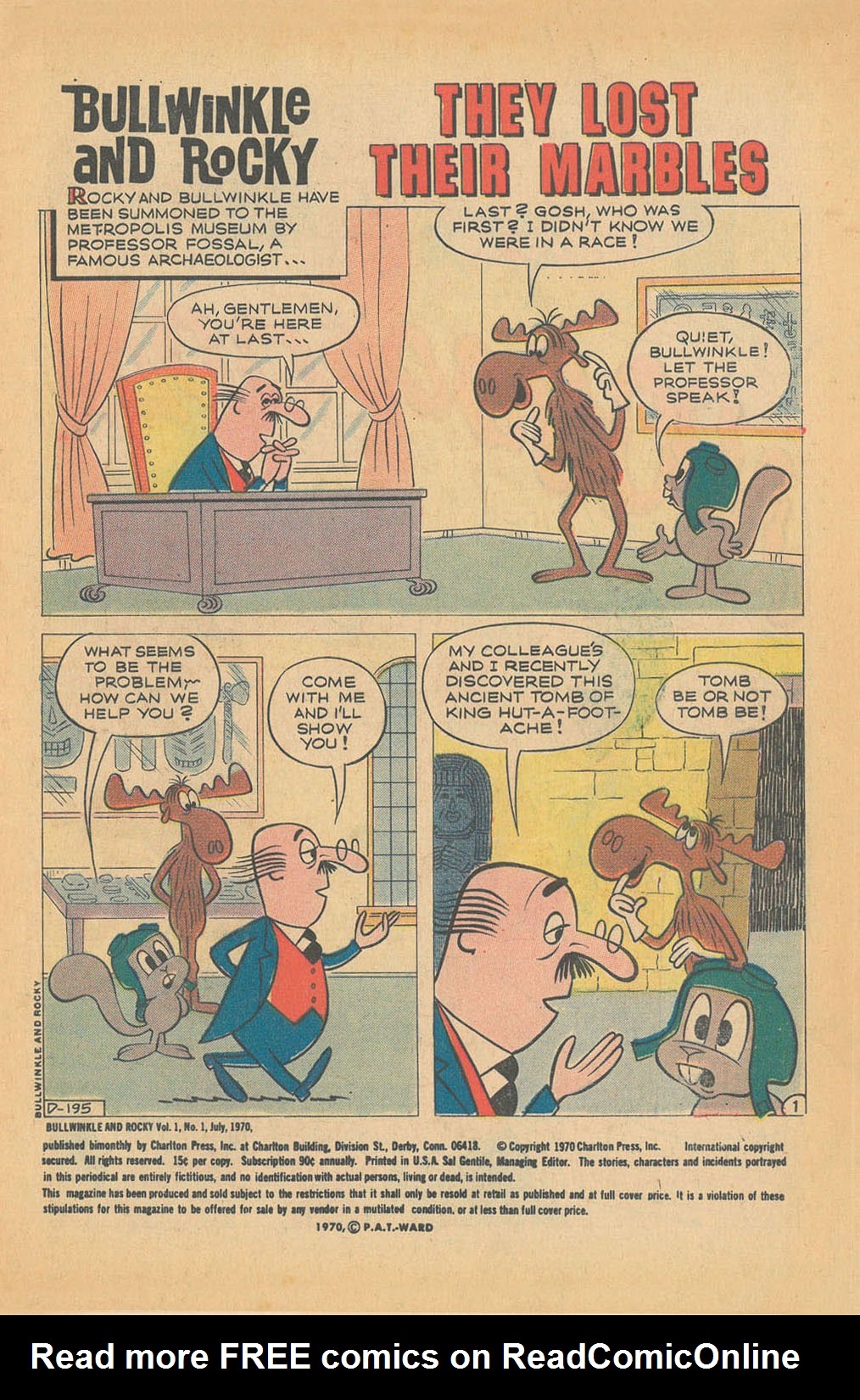 Read online Bullwinkle And Rocky (1970) comic -  Issue #1 - 3
