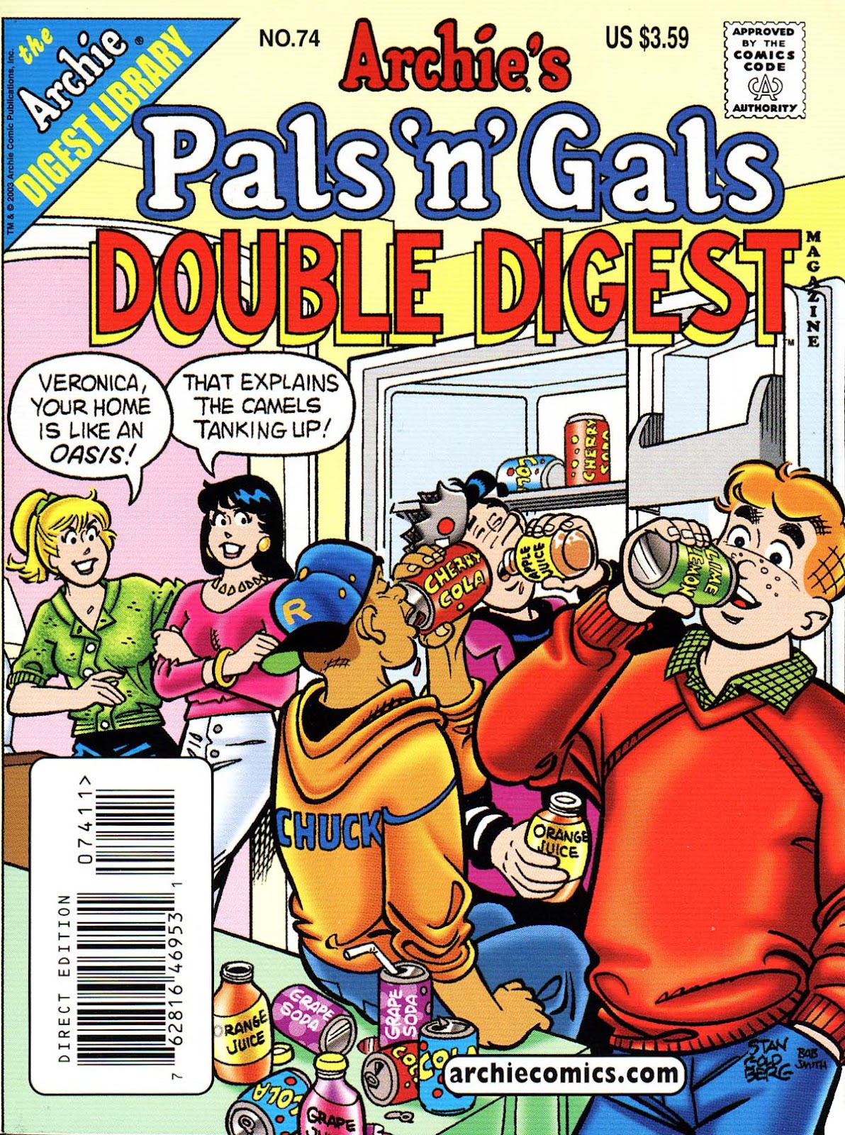 Archie's Pals 'n' Gals Double Digest Magazine issue 74 - Page 1