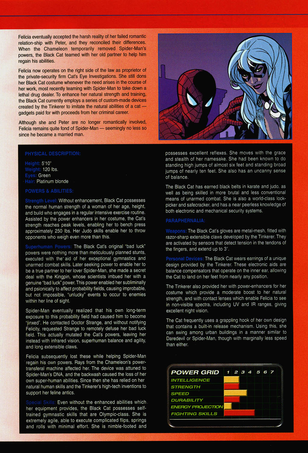 Read online Official Handbook of the Marvel Universe: Spider-Man 2004 comic -  Issue # Full - 5