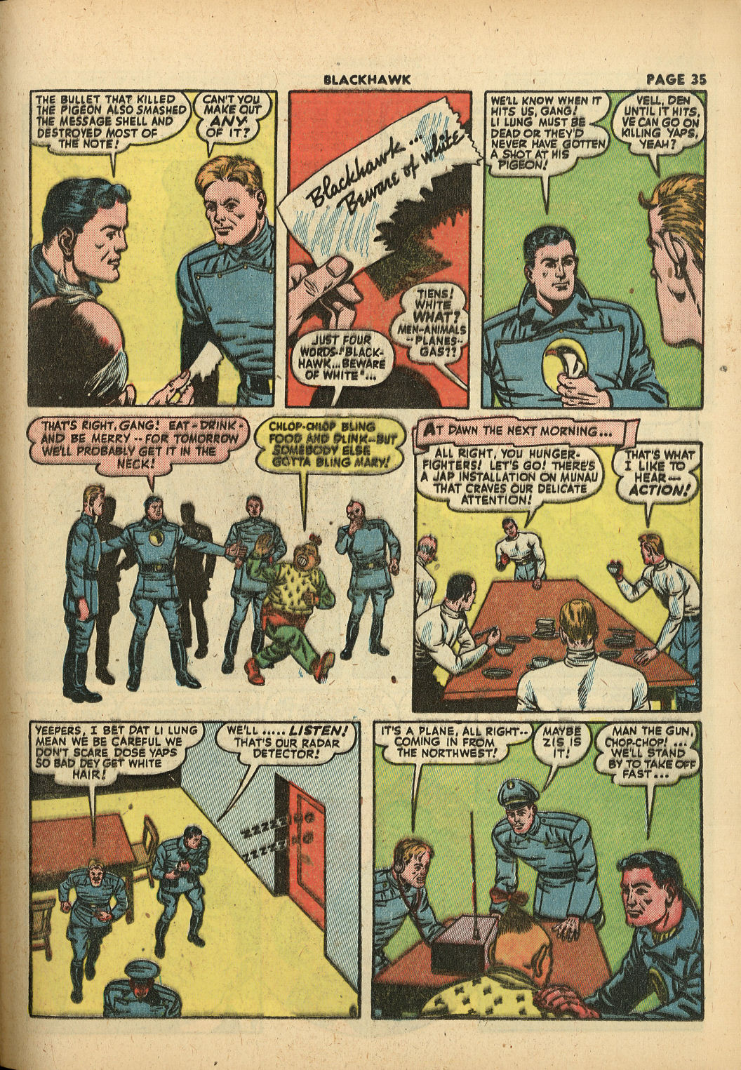 Read online Blackhawk (1957) comic -  Issue #9 - 37
