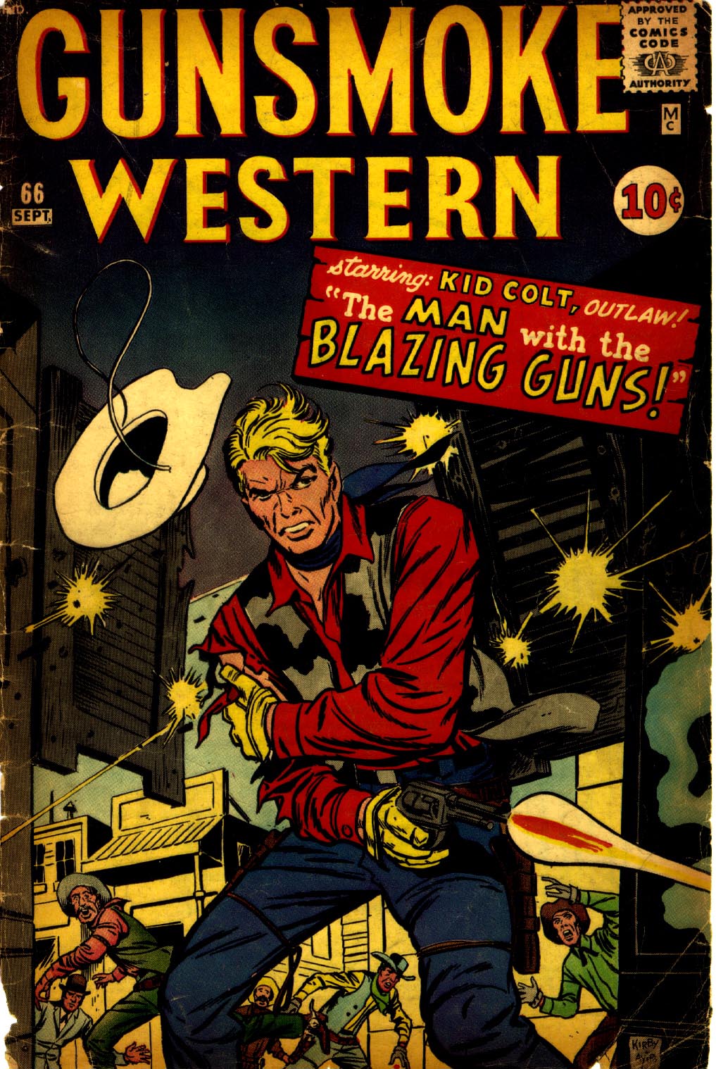 Read online Gunsmoke Western comic -  Issue #66 - 1