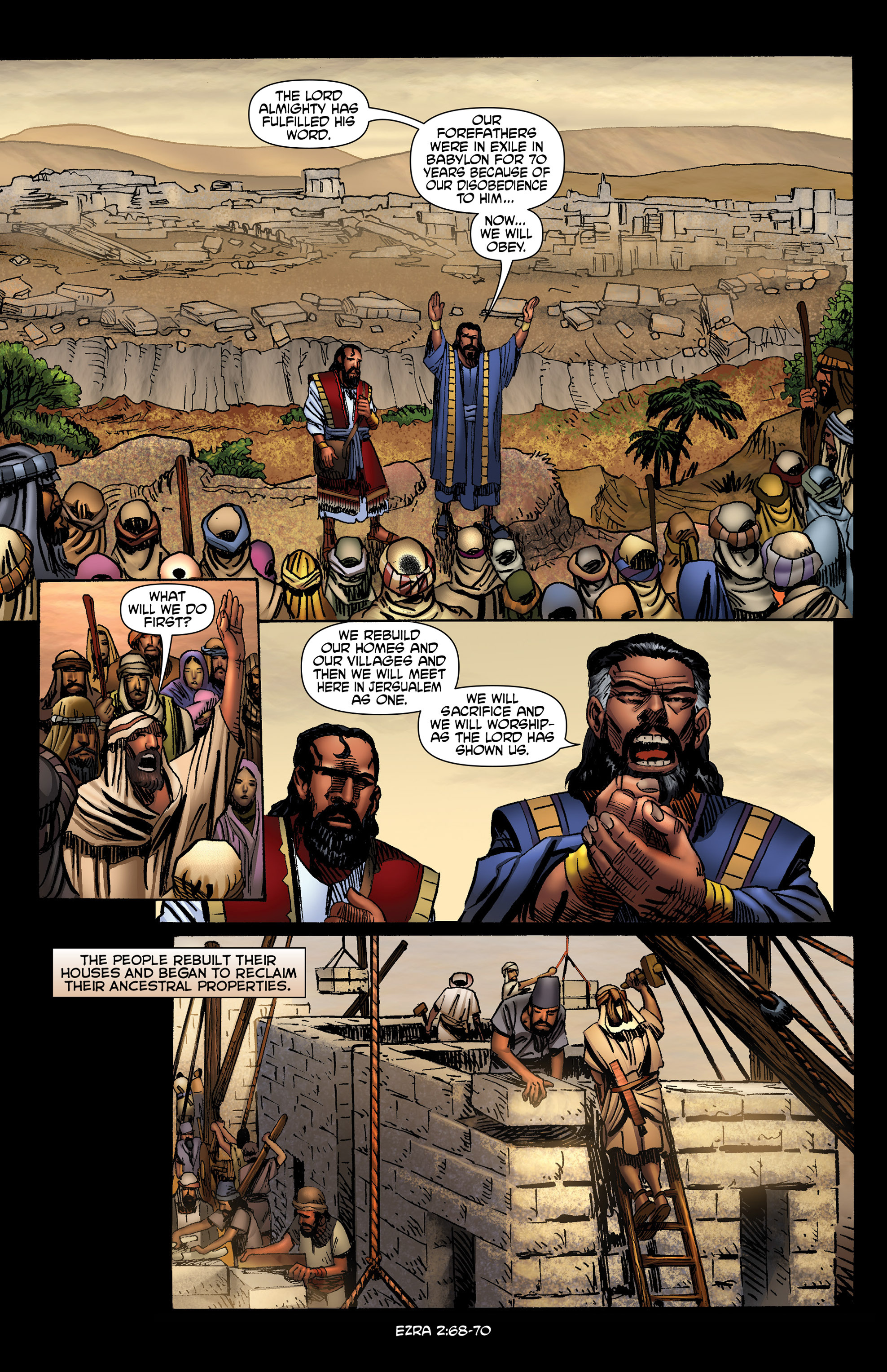 Read online The Kingstone Bible comic -  Issue #7 - 132