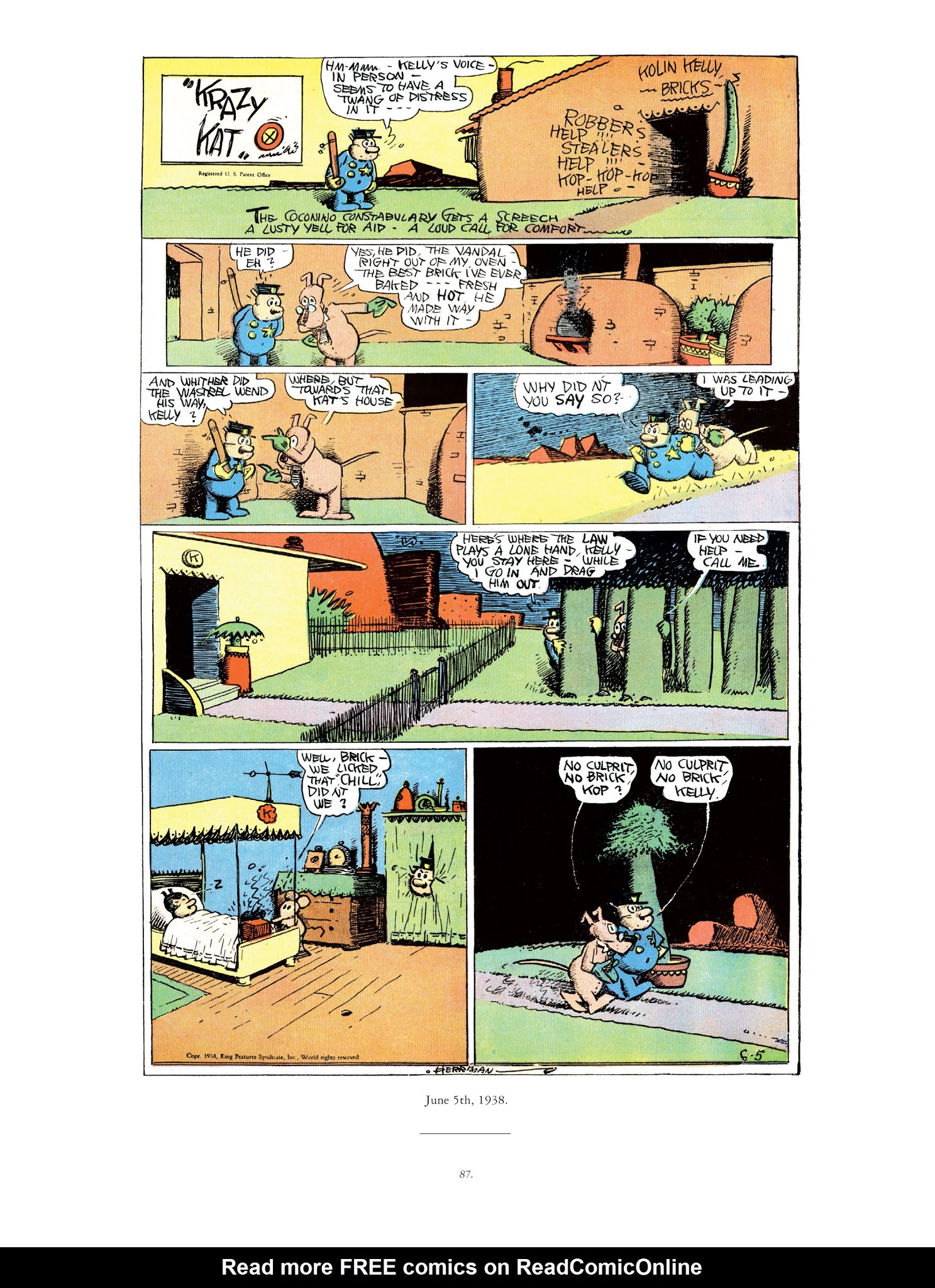 Read online Krazy & Ignatz comic -  Issue # TPB 10 - 85