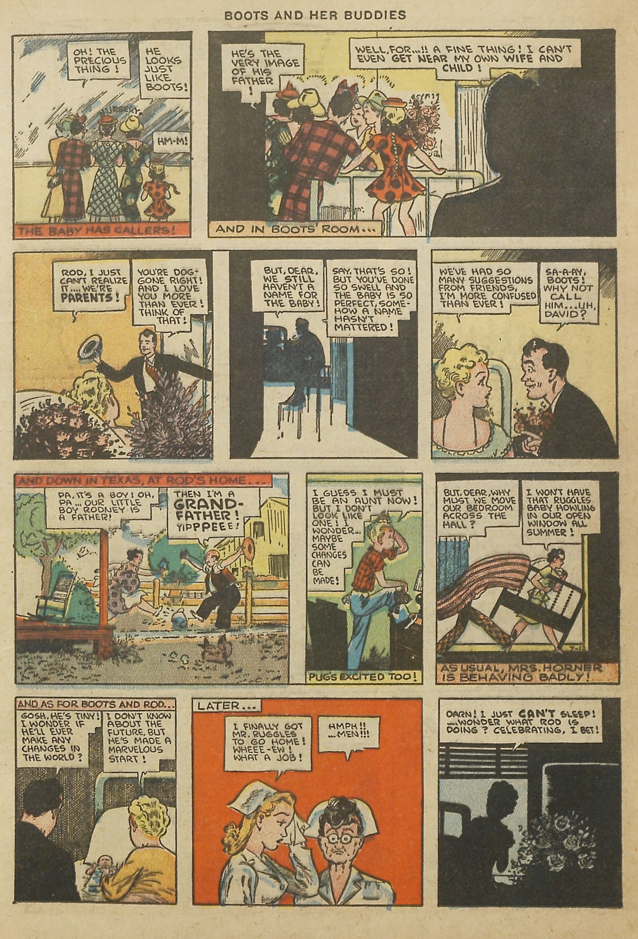 Read online Boots and Her Buddies (1948) comic -  Issue #9 - 17