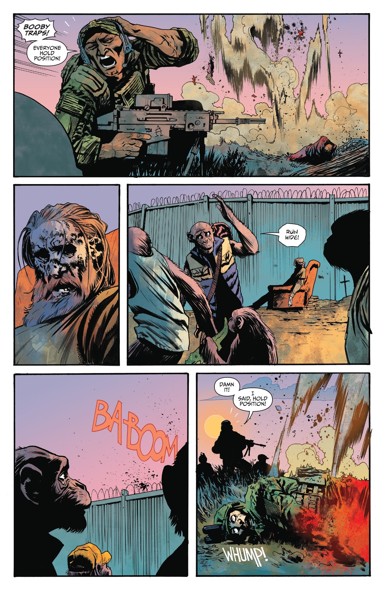 Read online War for the Planet of the Apes comic -  Issue #4 - 7