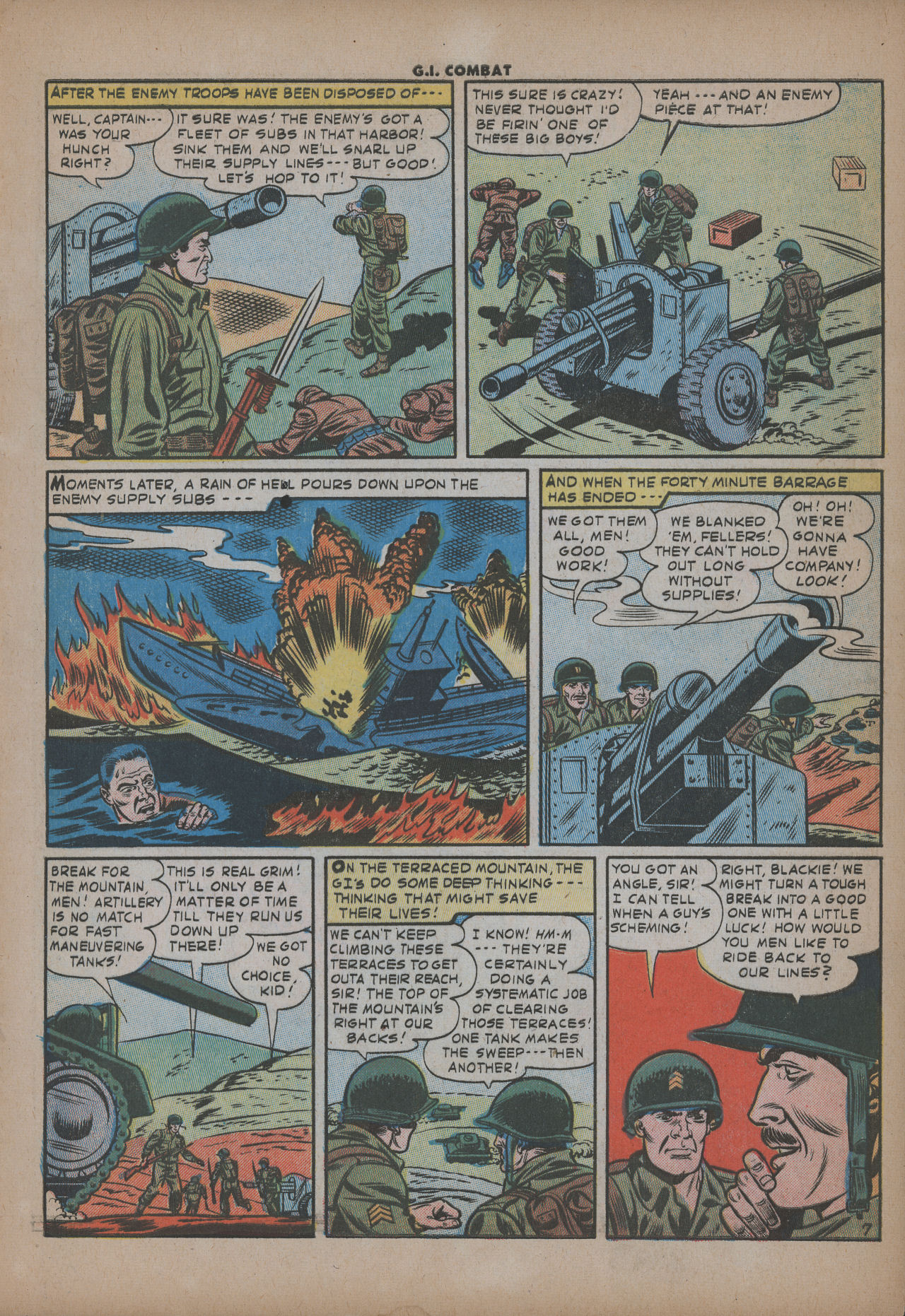 Read online G.I. Combat (1952) comic -  Issue #43 - 9