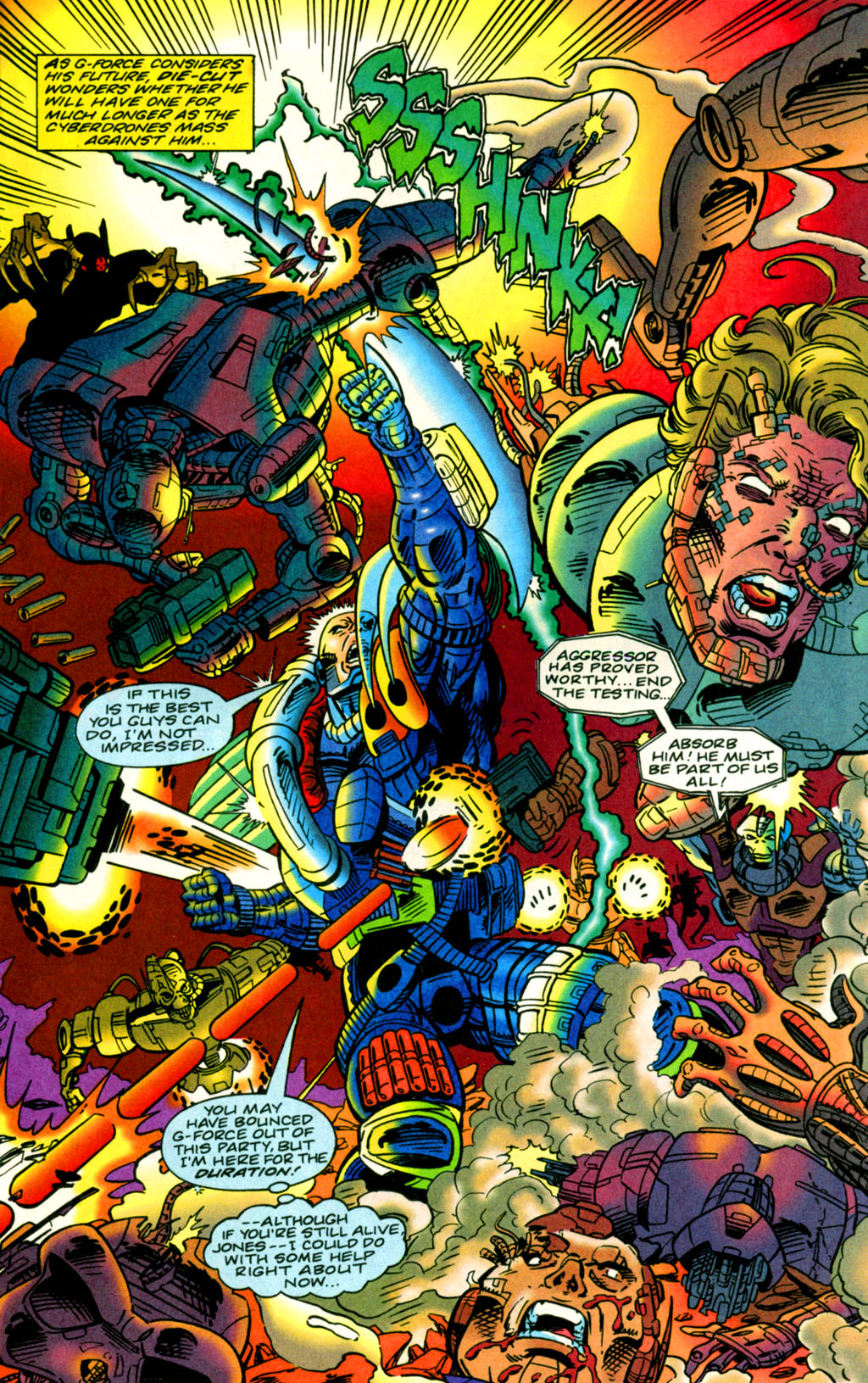Read online Die Cut vs. G-Force comic -  Issue #2 - 12