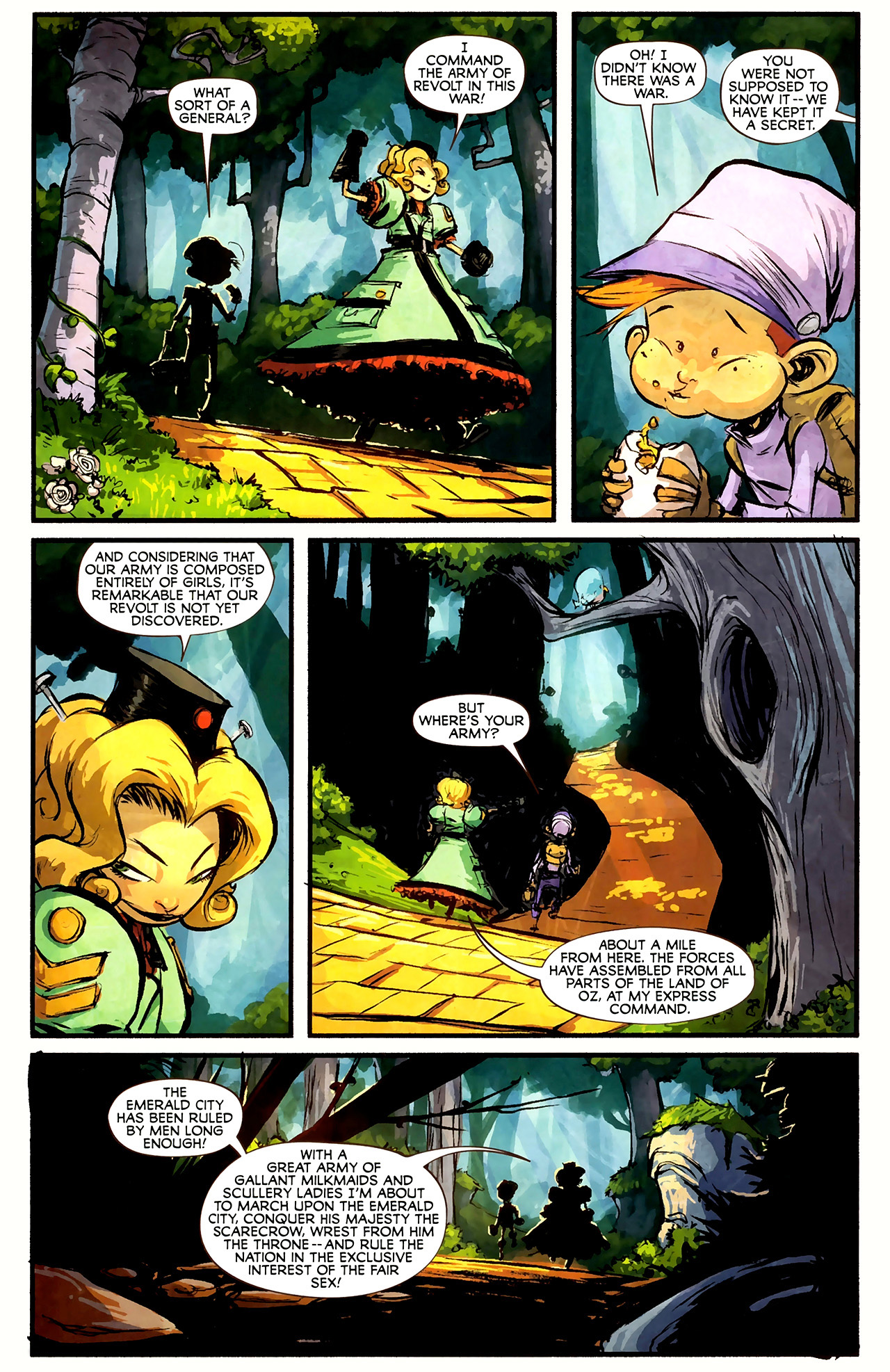 Read online The Marvelous Land of Oz comic -  Issue #3 - 4