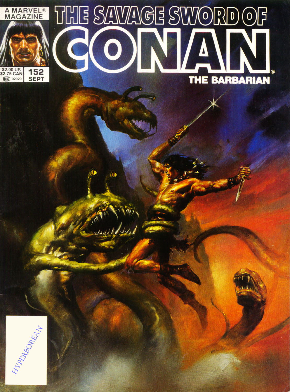 Read online The Savage Sword Of Conan comic -  Issue #152 - 1