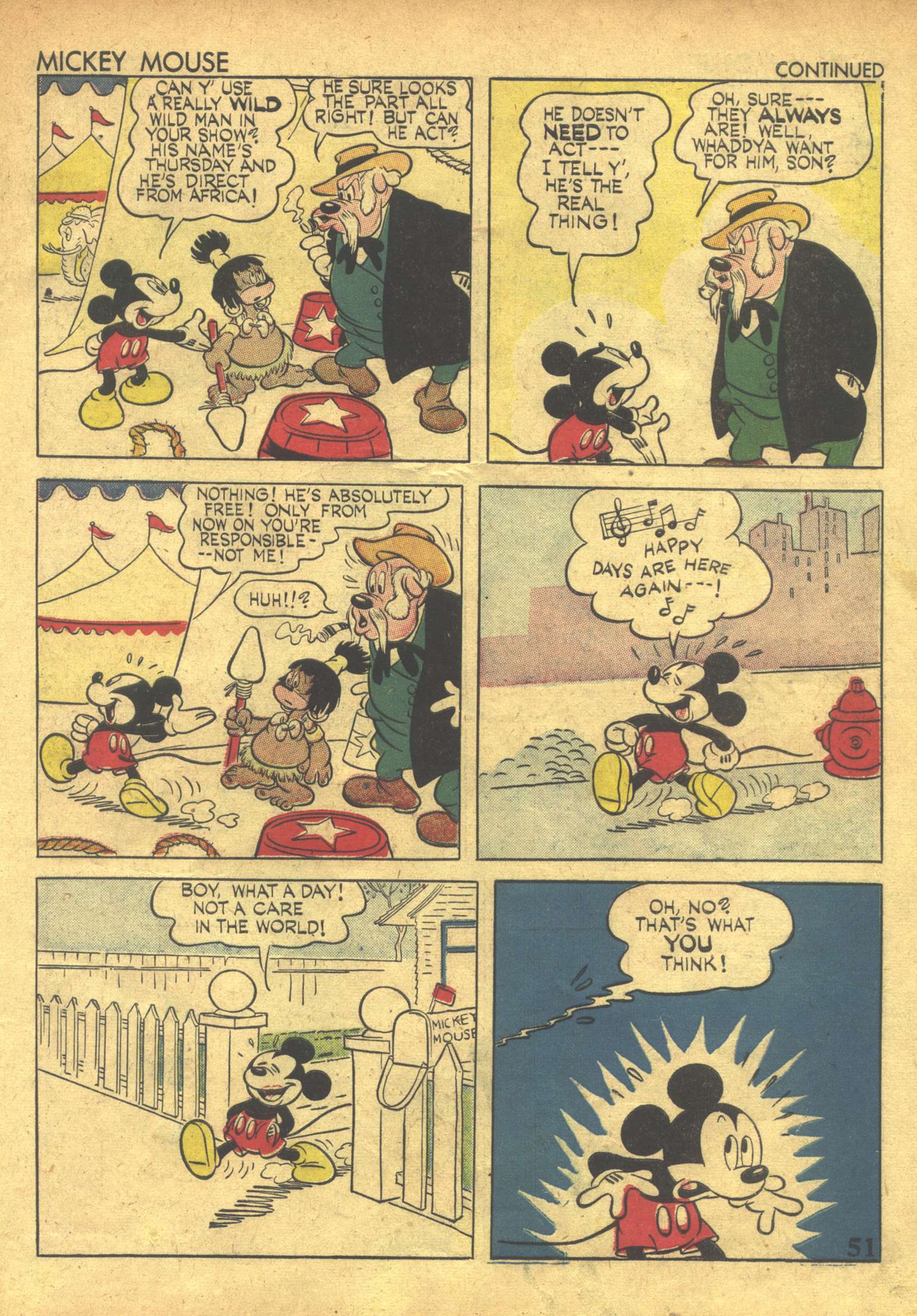 Read online Walt Disney's Comics and Stories comic -  Issue #23 - 53