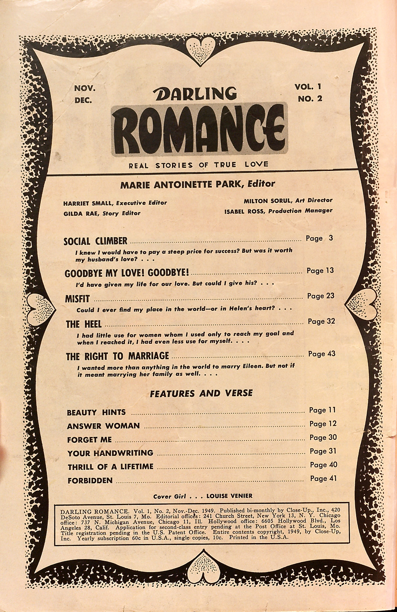 Read online Darling Romance comic -  Issue #2 - 2