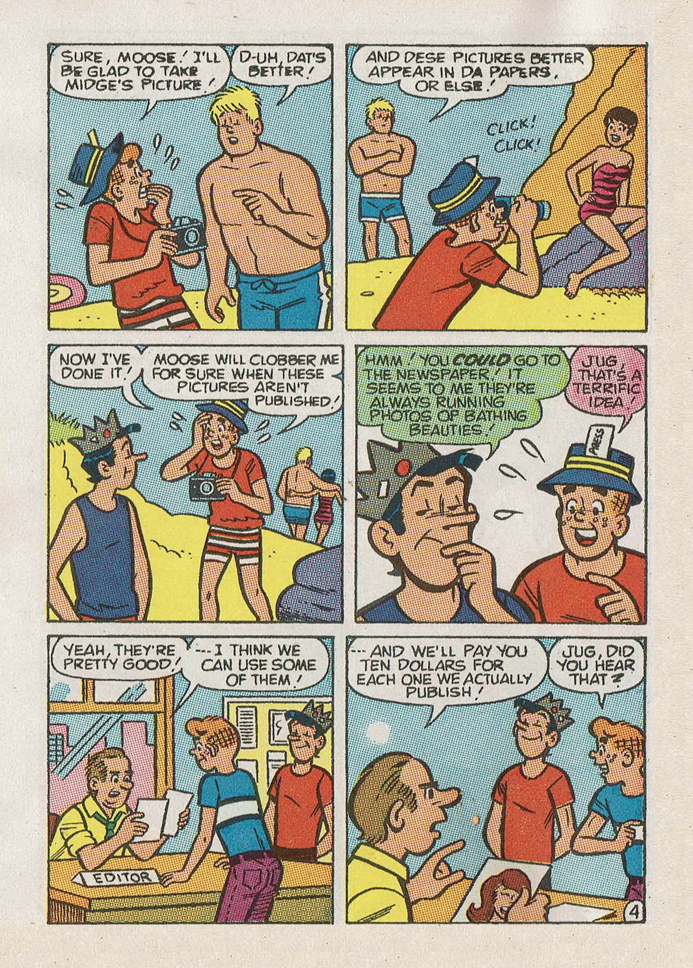 Read online Jughead Jones Comics Digest comic -  Issue #70 - 78