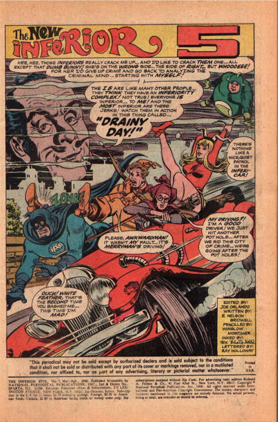 Read online The Inferior Five comic -  Issue #7 - 3