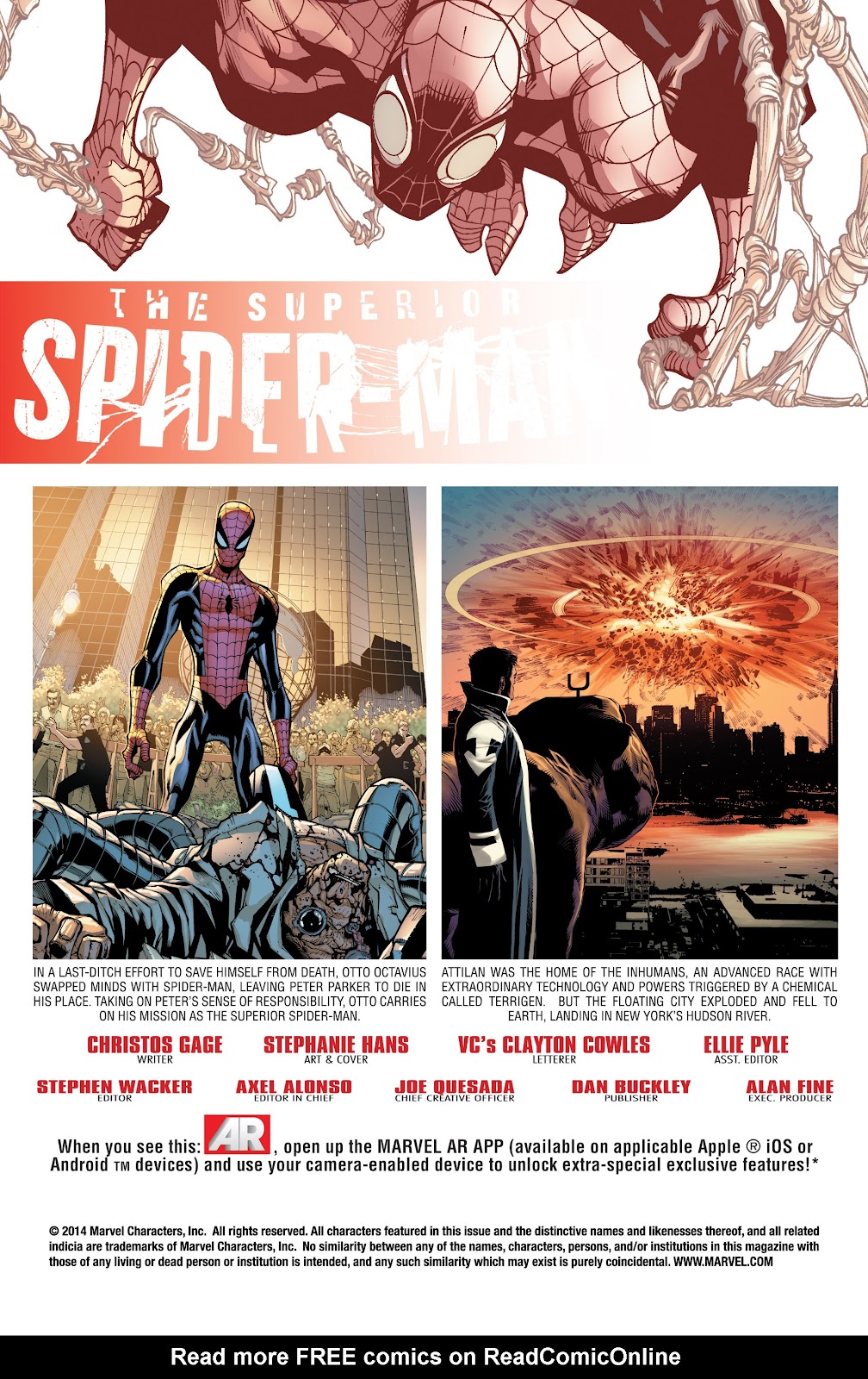 Inhumanity: Superior Spider-Man issue Full - Page 2