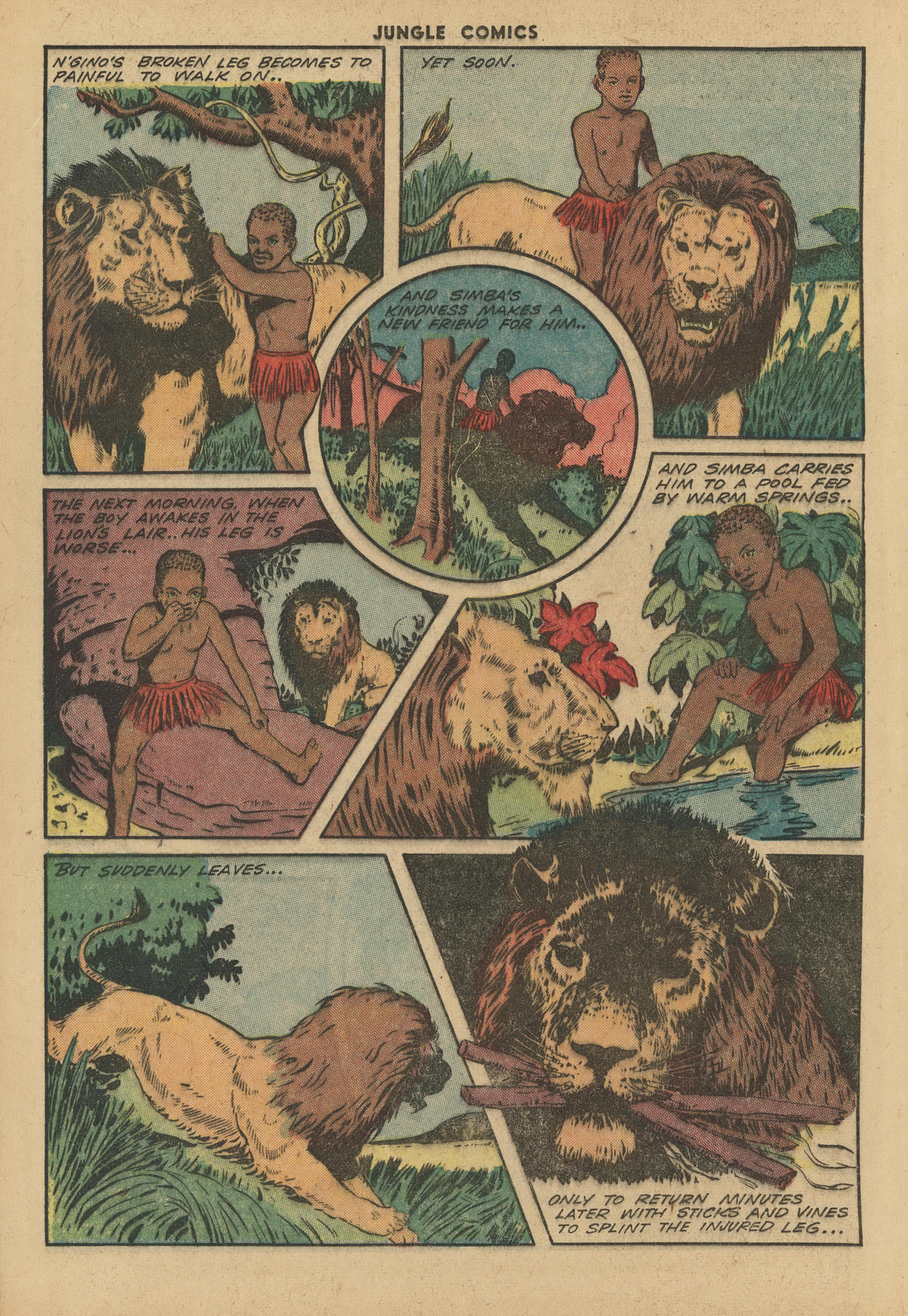 Read online Jungle Comics comic -  Issue #54 - 18