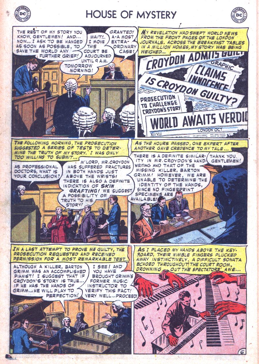 Read online House of Mystery (1951) comic -  Issue #5 - 8