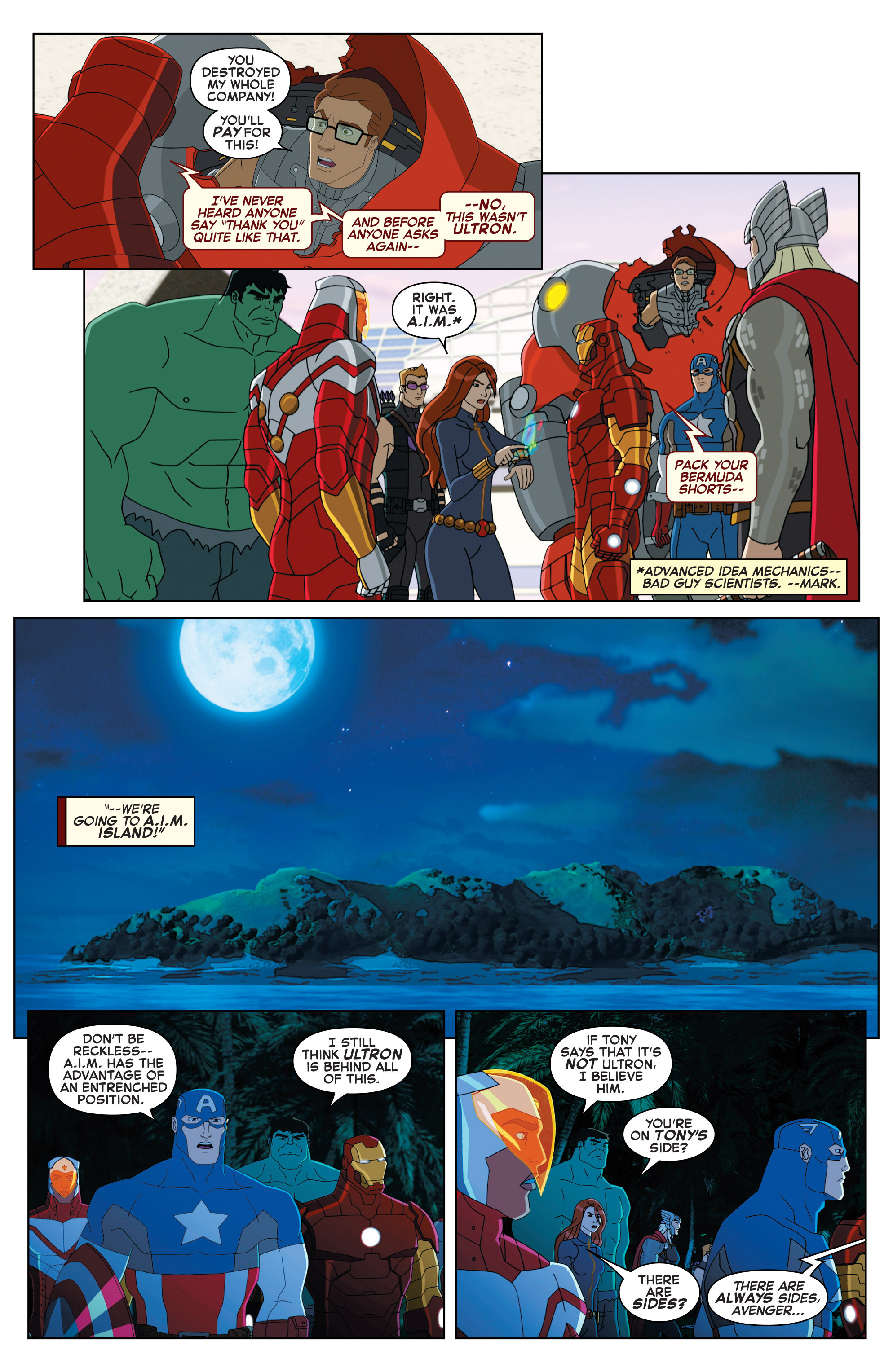 Read online Marvel Universe Avengers Assemble: Civil War comic -  Issue #1 - 11