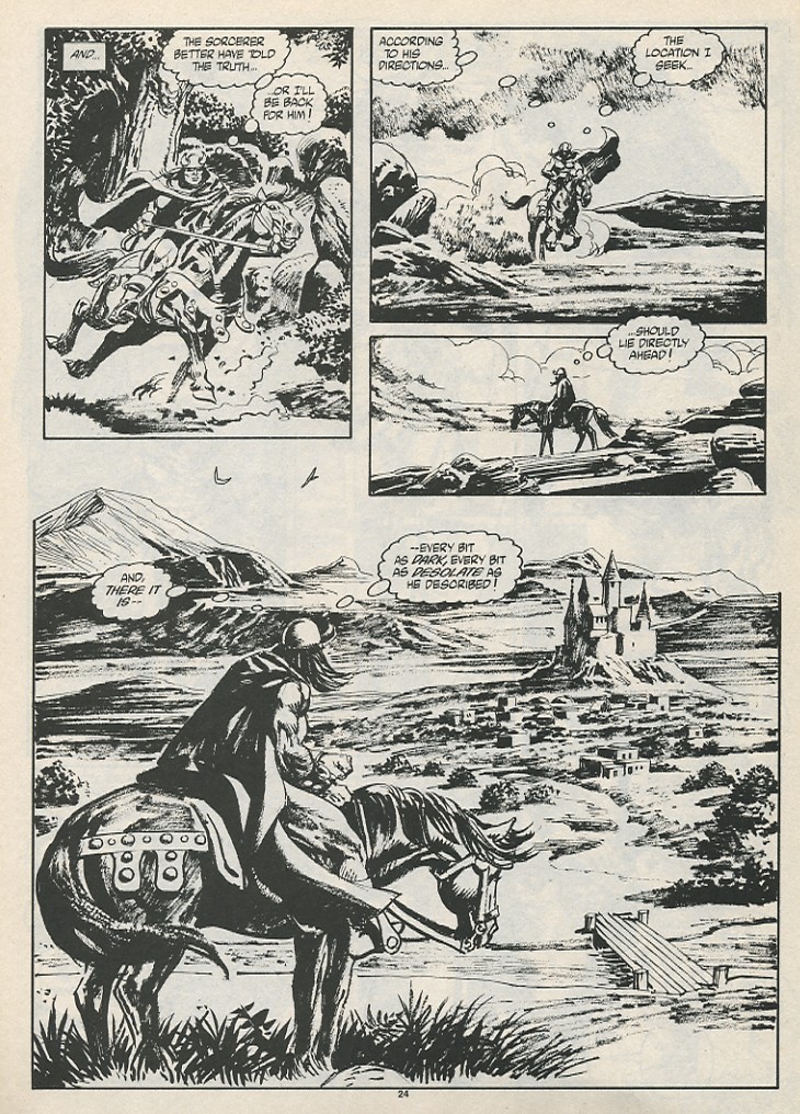 Read online The Savage Sword Of Conan comic -  Issue #189 - 26